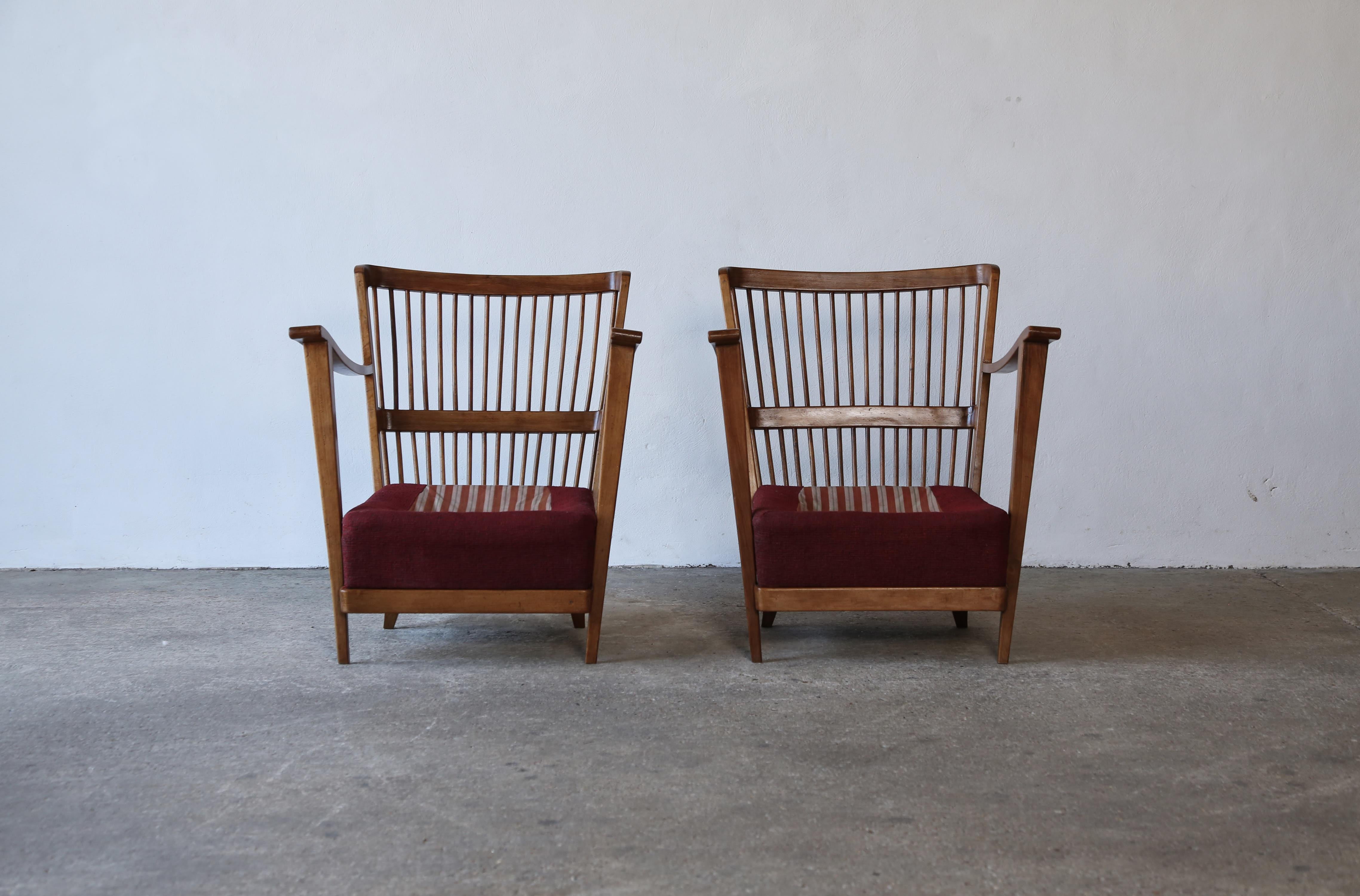 Pair of Armchairs by Maurizio Tempestini, Italy, 1950s For Sale 5