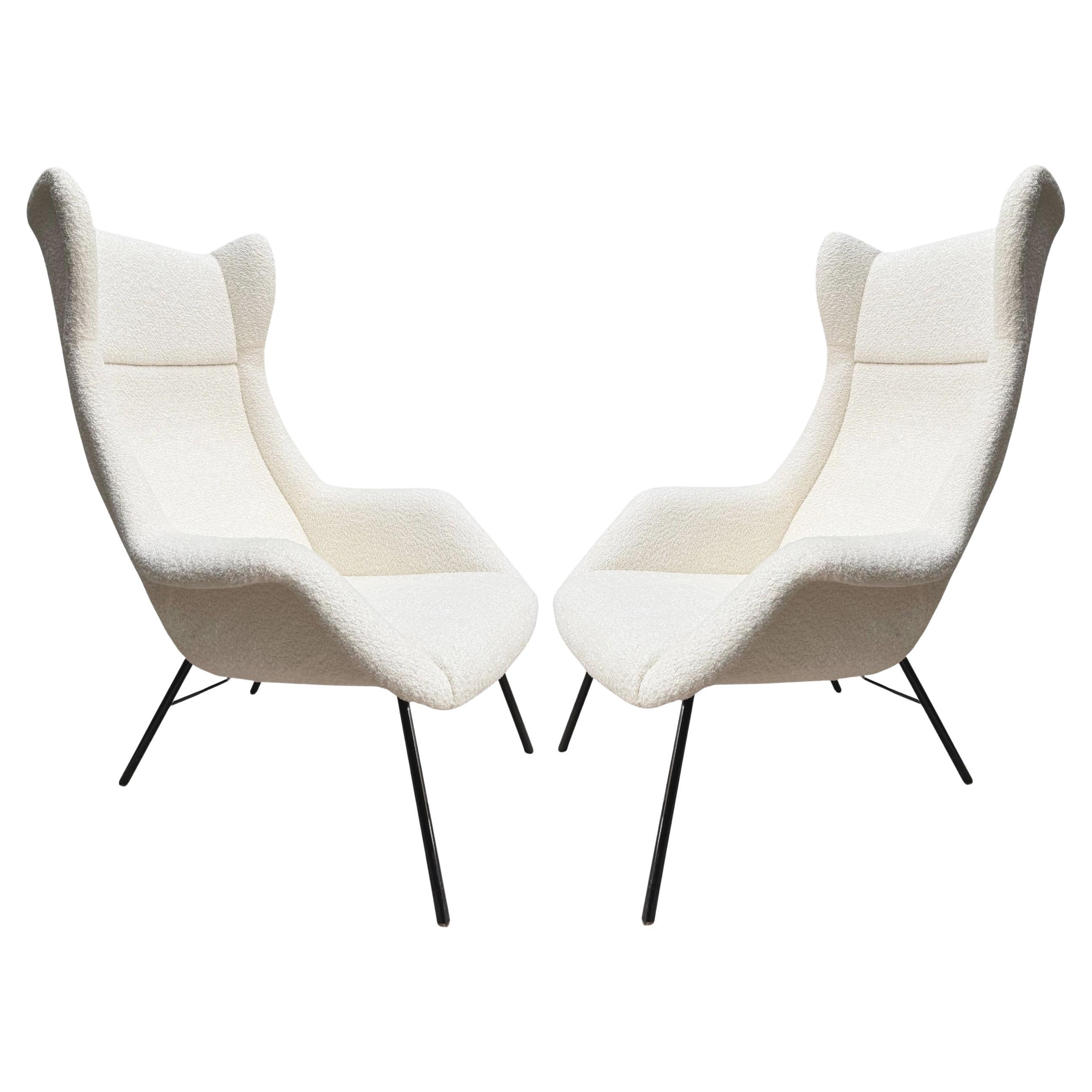 Pair of armchairs by Miroslav Navratil, Editions Ton, Czech Republic, circa 1960