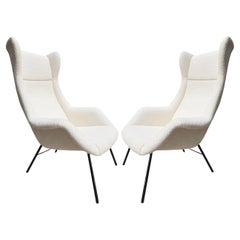 Pair of armchairs by Miroslav Navratil, Editions Ton, Czech Republic, circa 1960