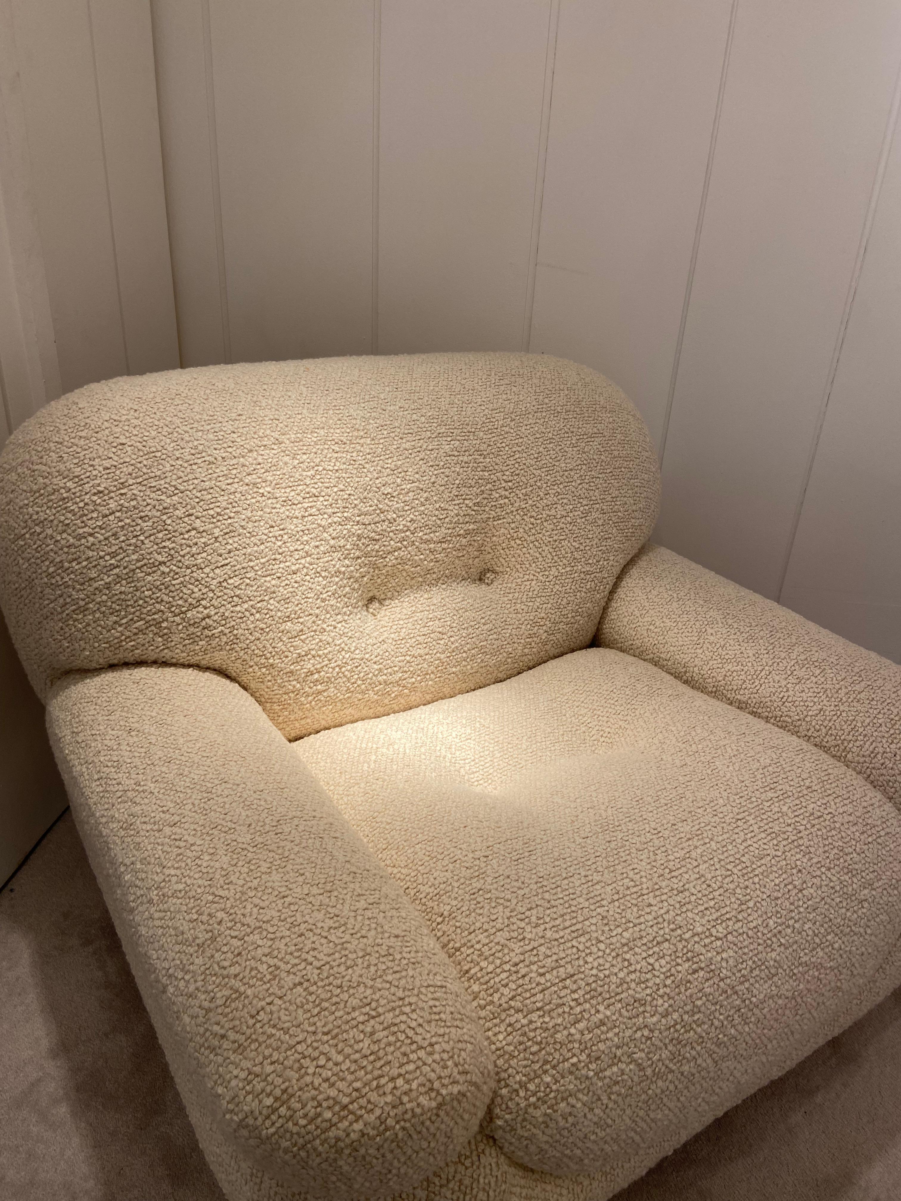 Pair of armchairs by Mobil Girgi In Excellent Condition For Sale In Saint-Ouen, FR