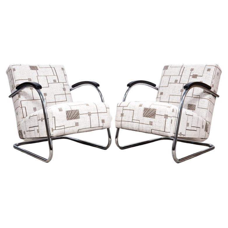 Pair of Armchairs by Mücke Melder, 1930s For Sale