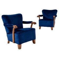 Pair of armchairs by Osvaldo Borsani, certificated