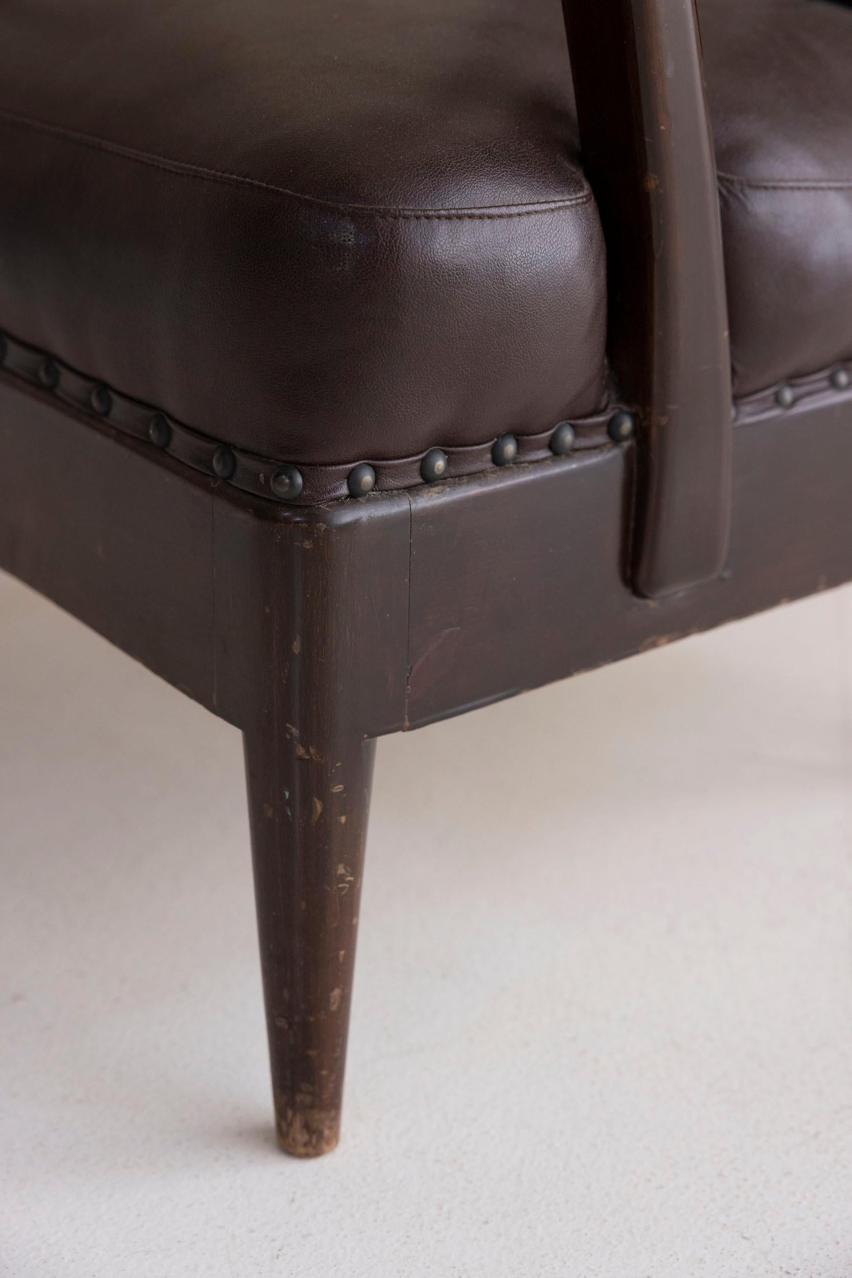 Pair of armchairs by Osvaldo Borsani, model 6575 For Sale 7