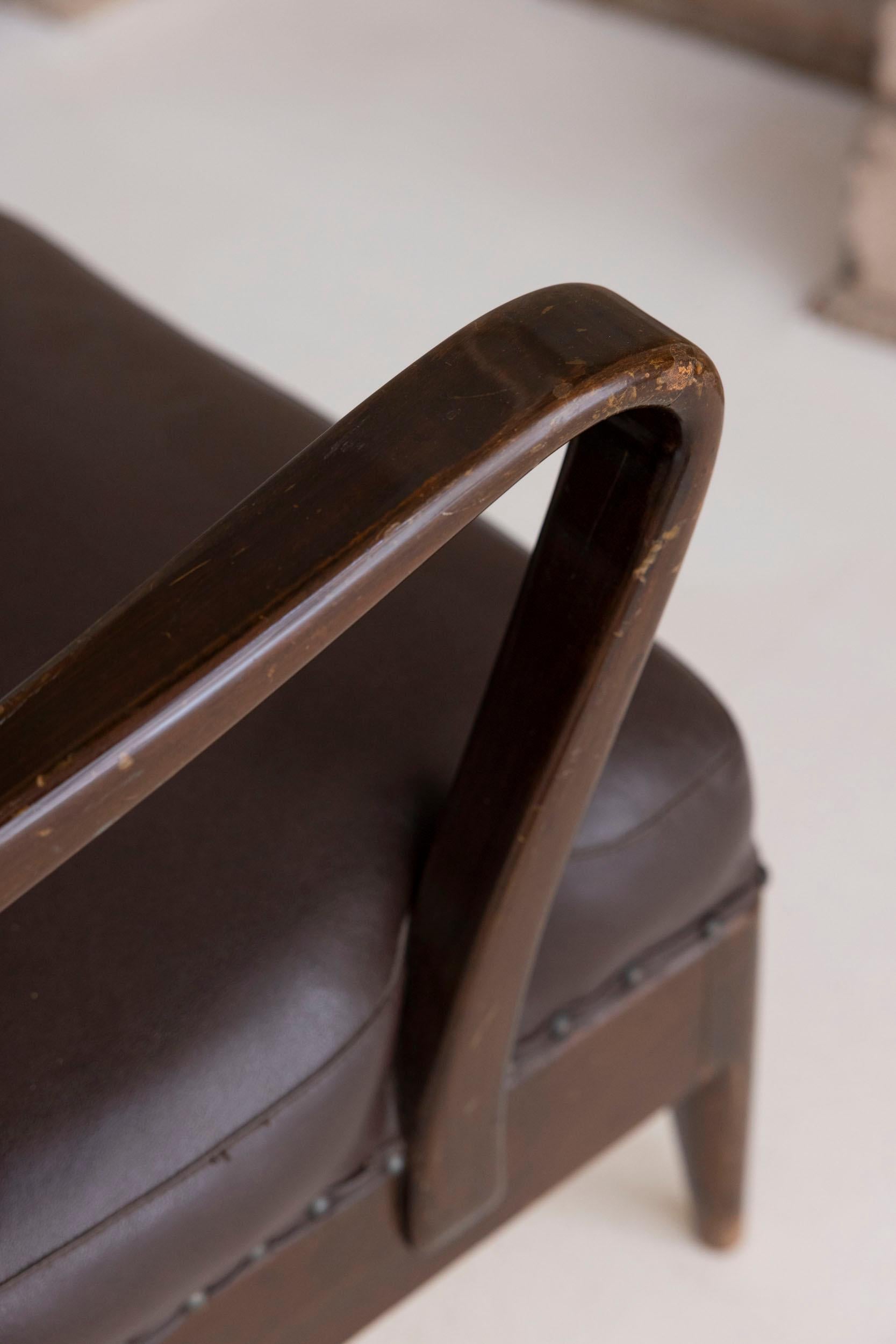 Pair of armchairs by Osvaldo Borsani, model 6575 For Sale 11