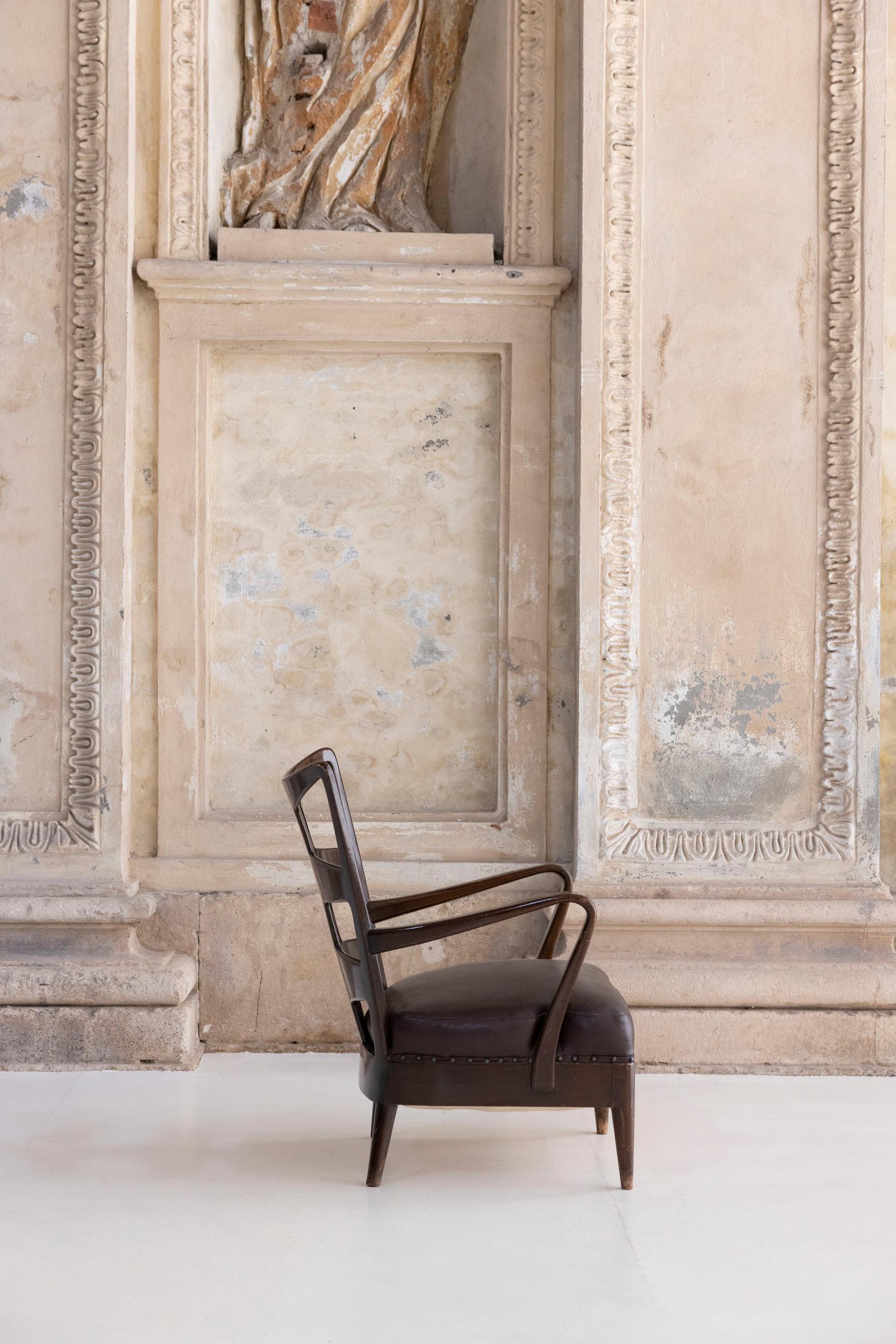 Pair of armchairs by Osvaldo Borsani, model 6575 In Excellent Condition For Sale In Piacenza, Italy