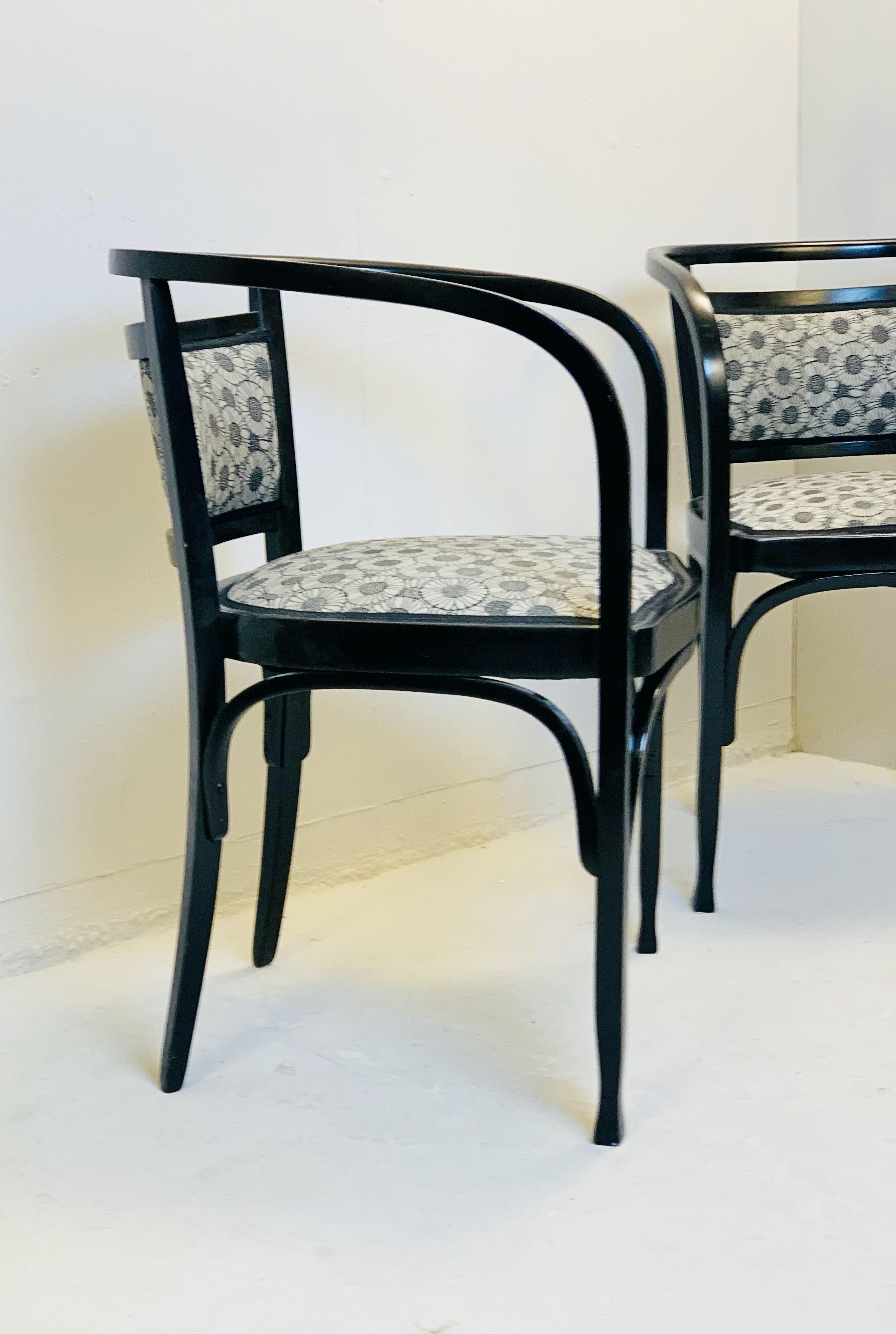 Art nouveau Paire de fauteuils d'Otto Wagner en vente