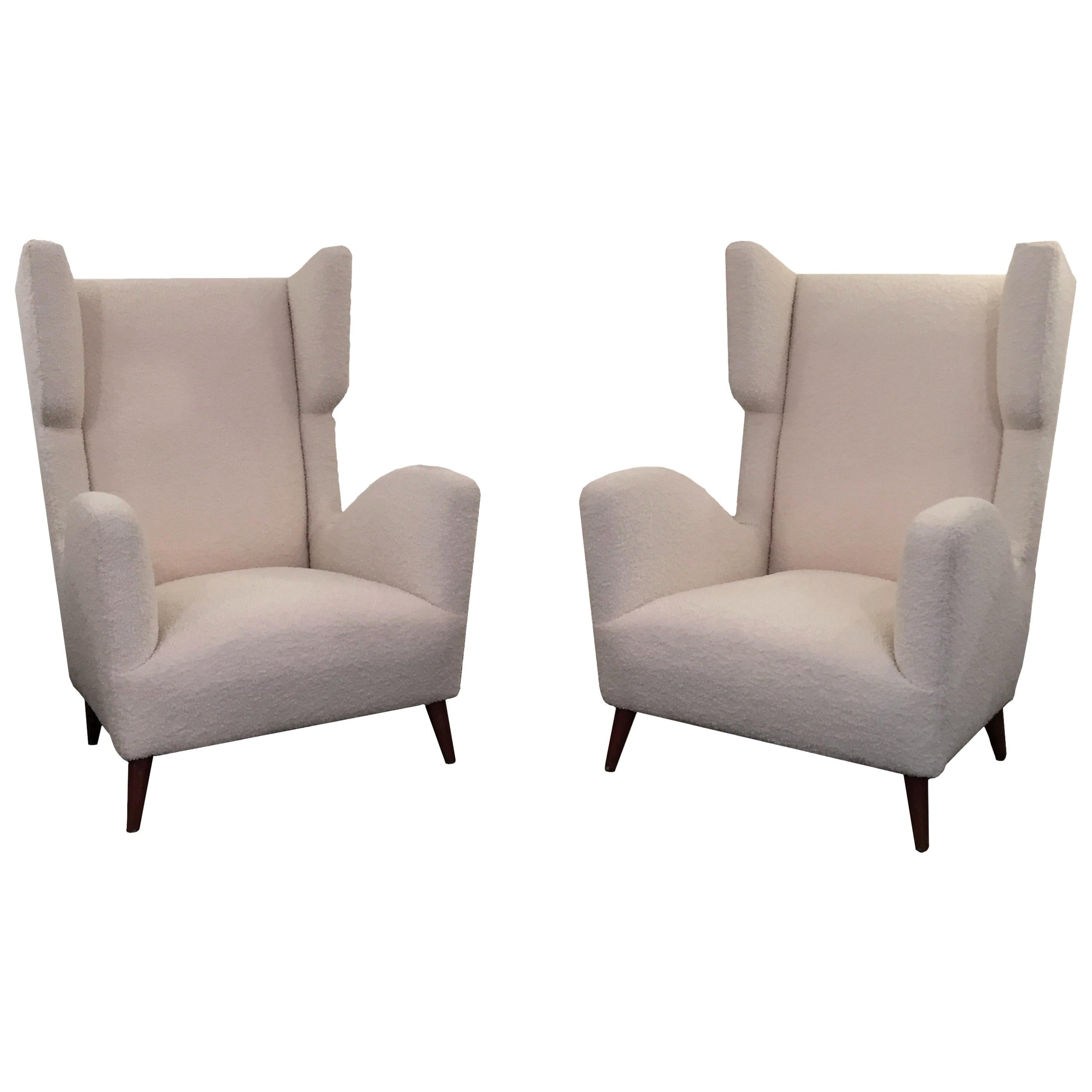 Pair of Armchairs attributed to Paolo Buffa, circa 1950 For Sale