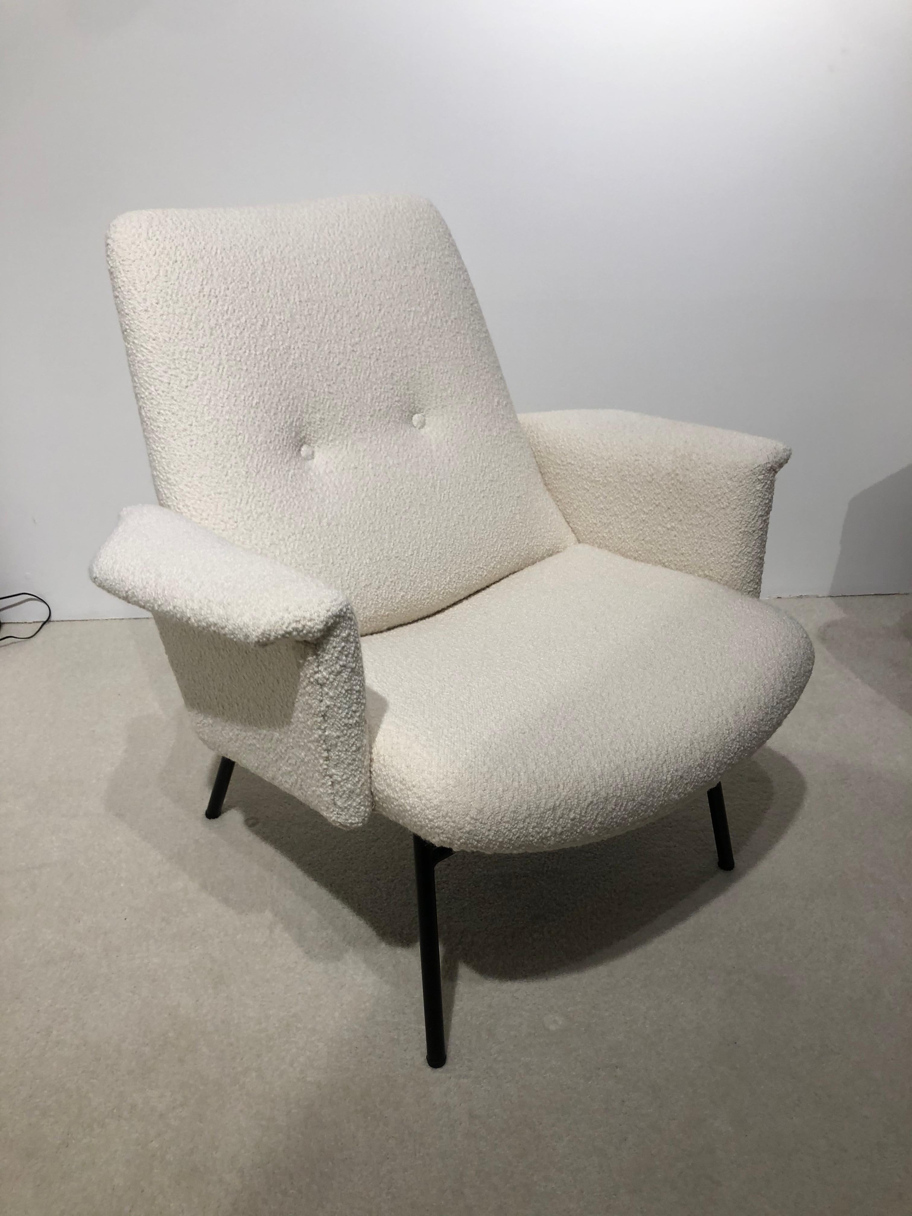 Pair of Armchairs by Pierre Guariche, 1960 For Sale 11