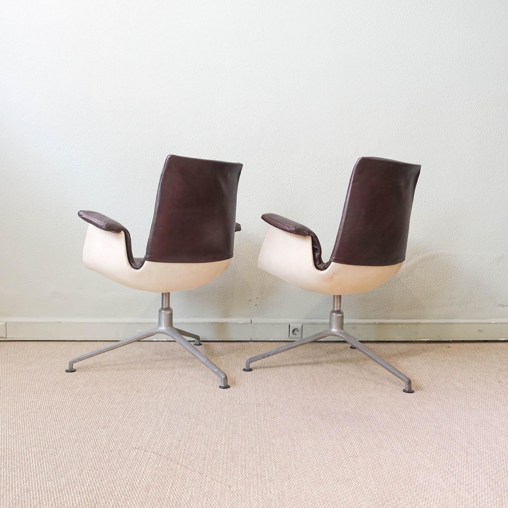Pair of Armchairs by Preben Fabricius & Jørgen Kastholm for Kill International In Good Condition In Lisboa, PT