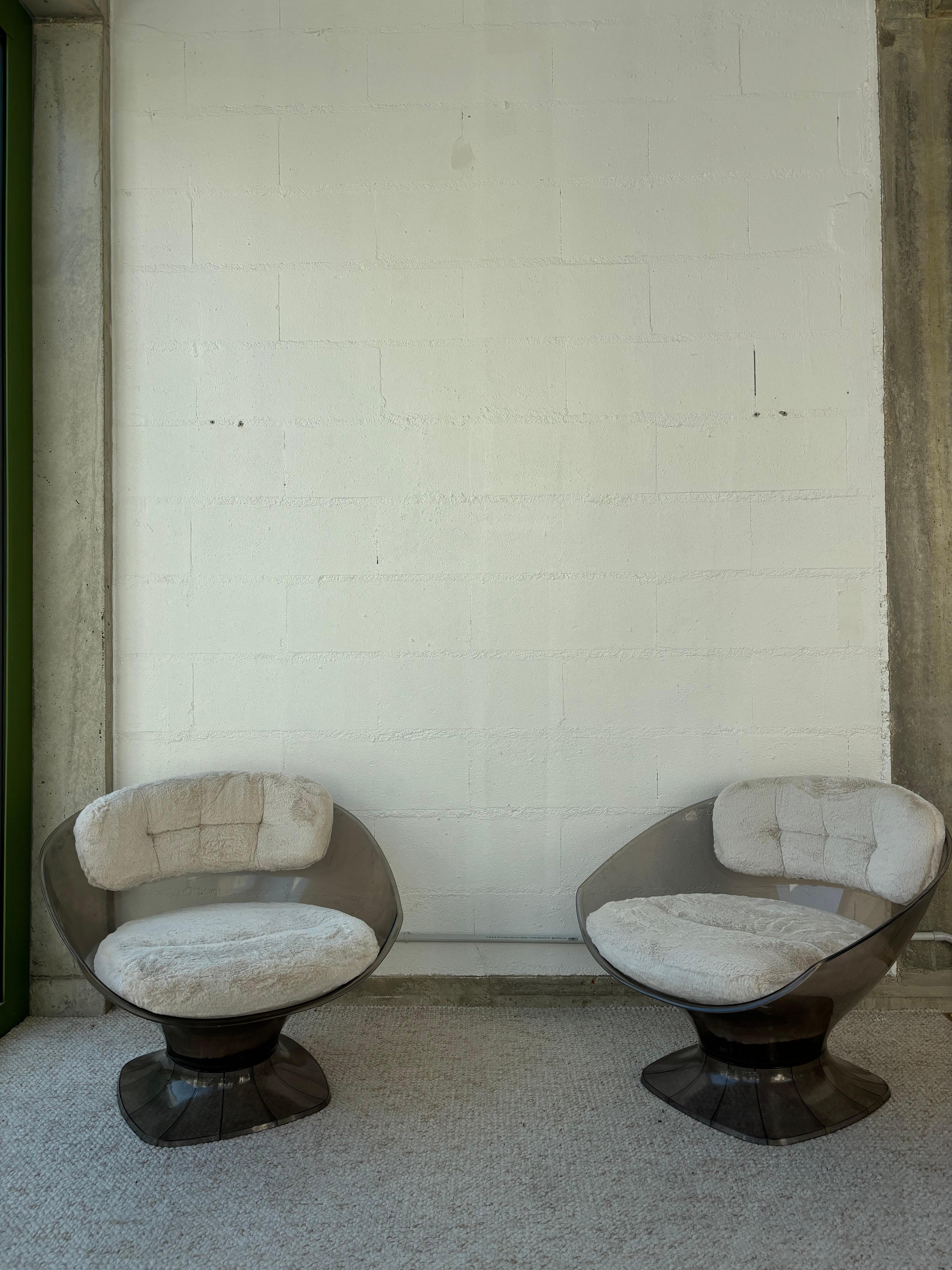 French Pair of armchairs by Raphael Raffel For Sale