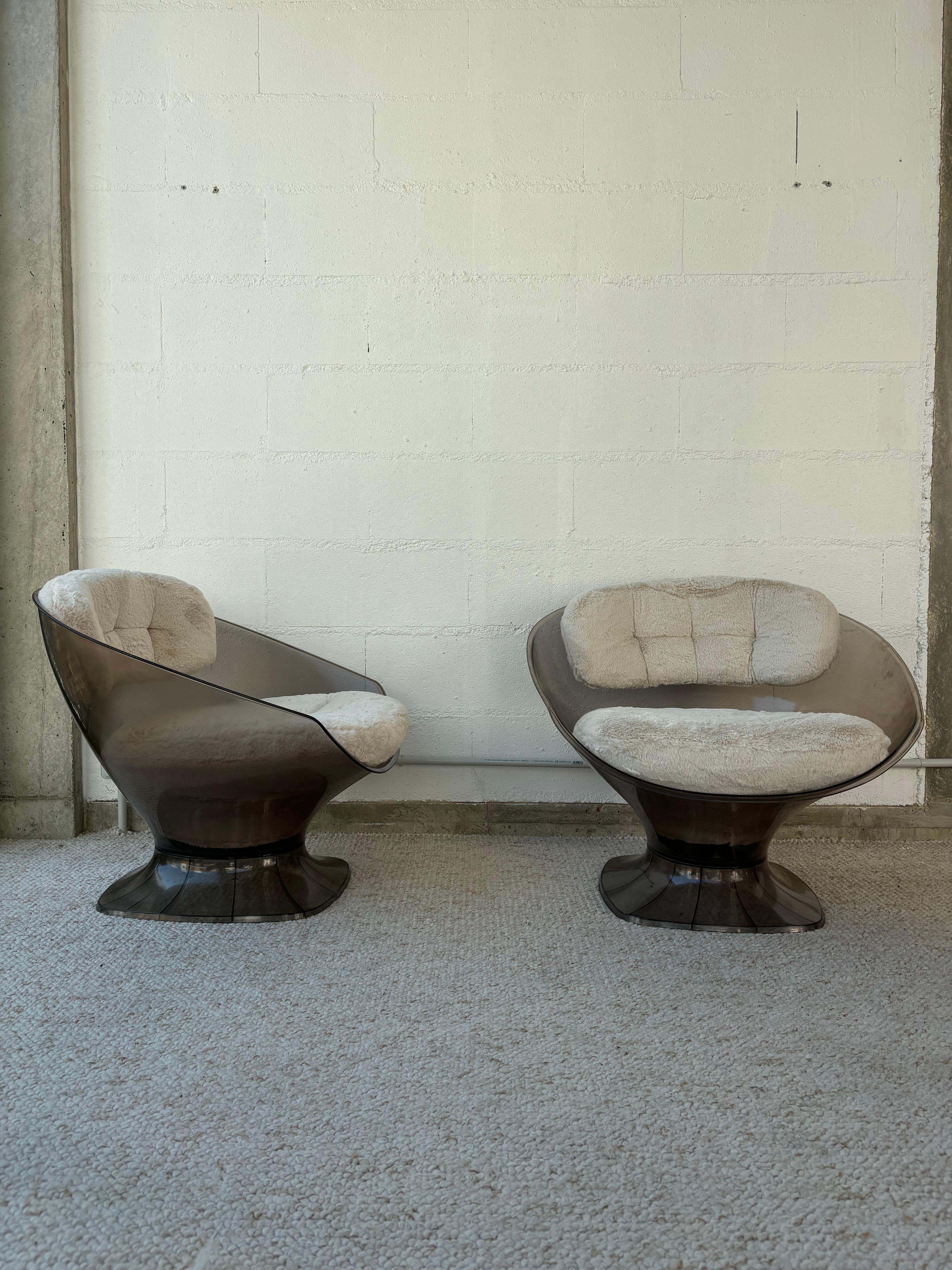Pair of armchairs by Raphael Raffel In Good Condition For Sale In SAINT-OUEN-SUR-SEINE, FR