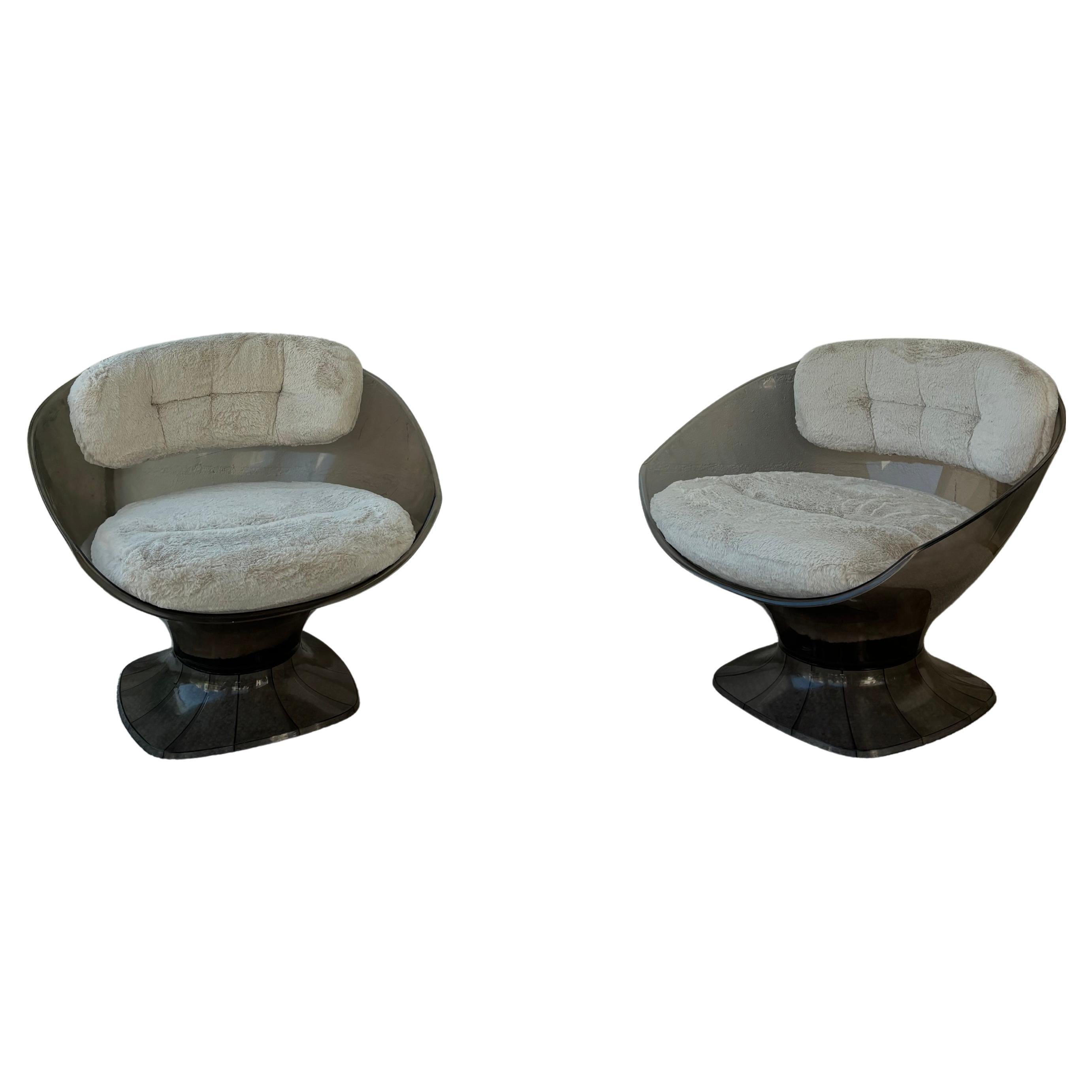Pair of armchairs by Raphael Raffel For Sale