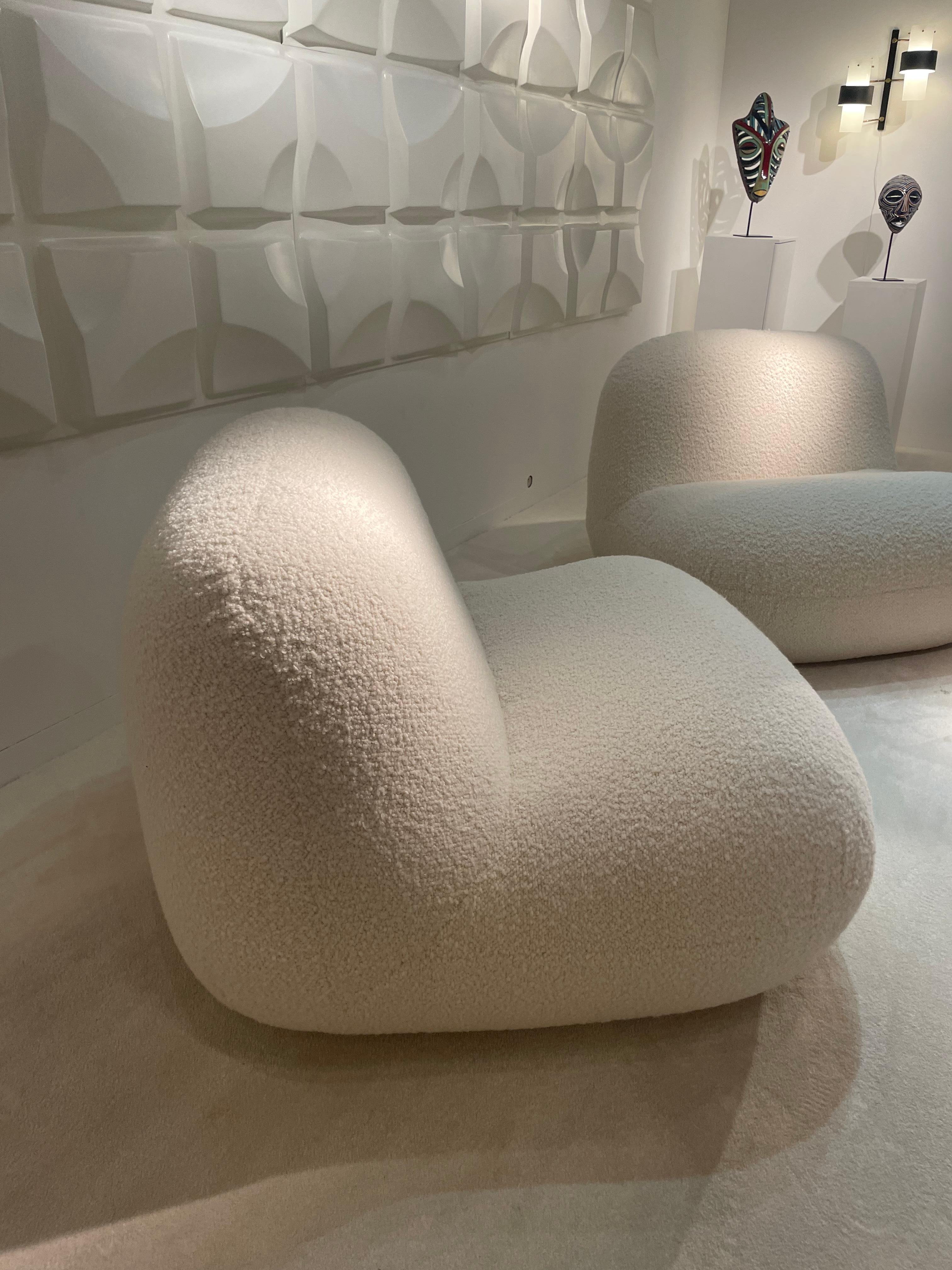 Mid-Century Modern Pair of Armchairs by Rino Maturi