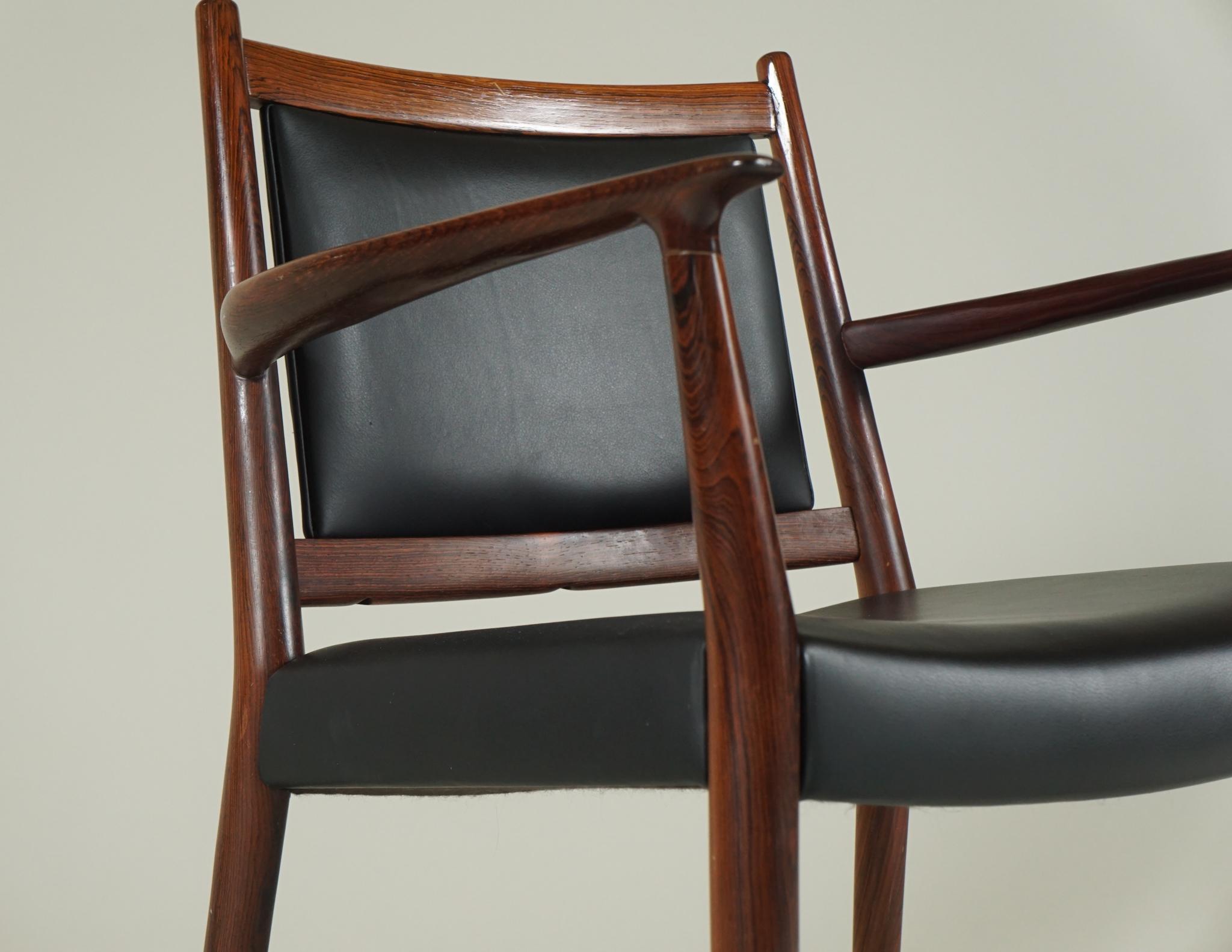 Rosewood Pair of Armchairs by Stefan Syrach Larsen