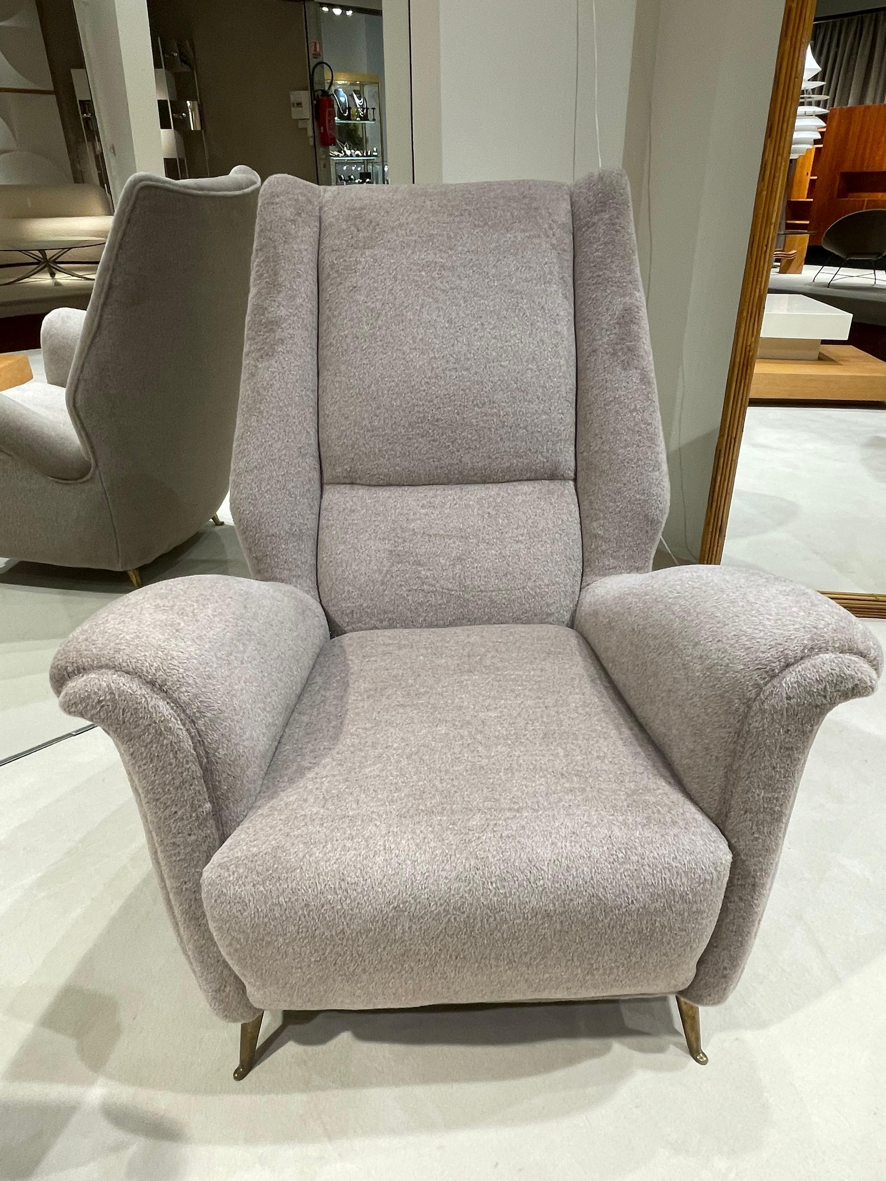 Fait main Paire de fauteuils italiens en vente