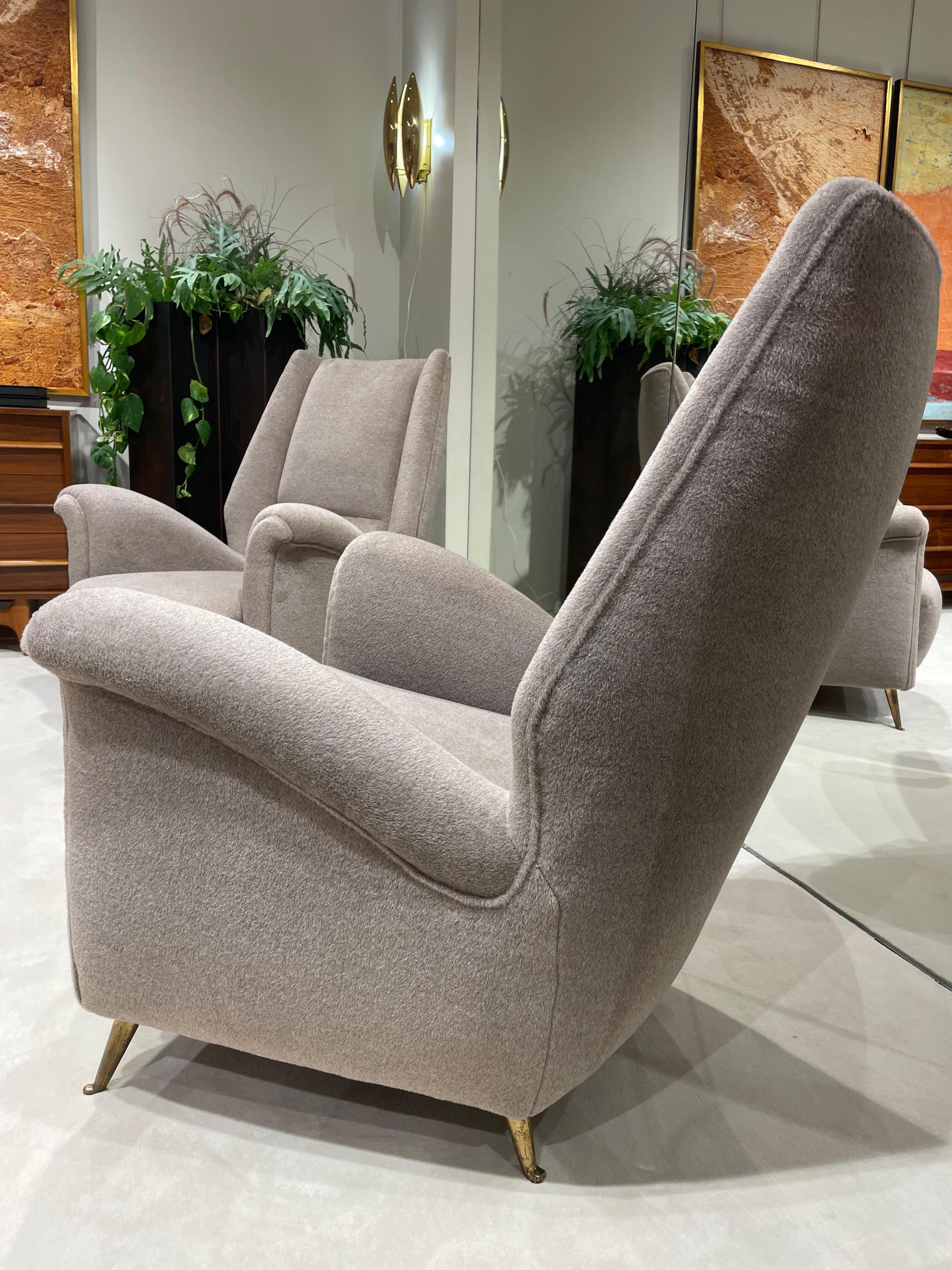 Fin du 20e siècle Paire de fauteuils italiens en vente