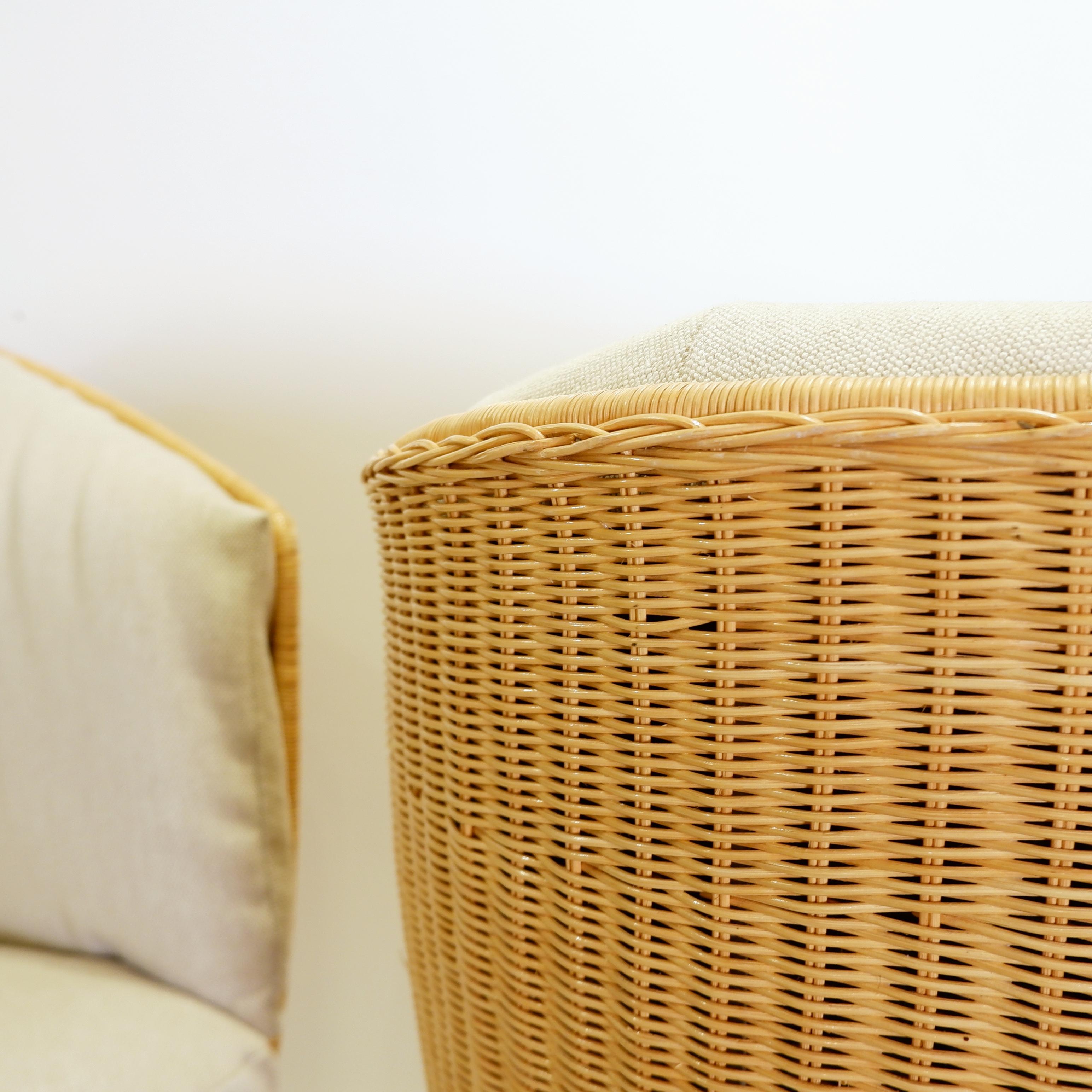 Pair of armchairs by Thibault Desombre for Cinna For Sale 1