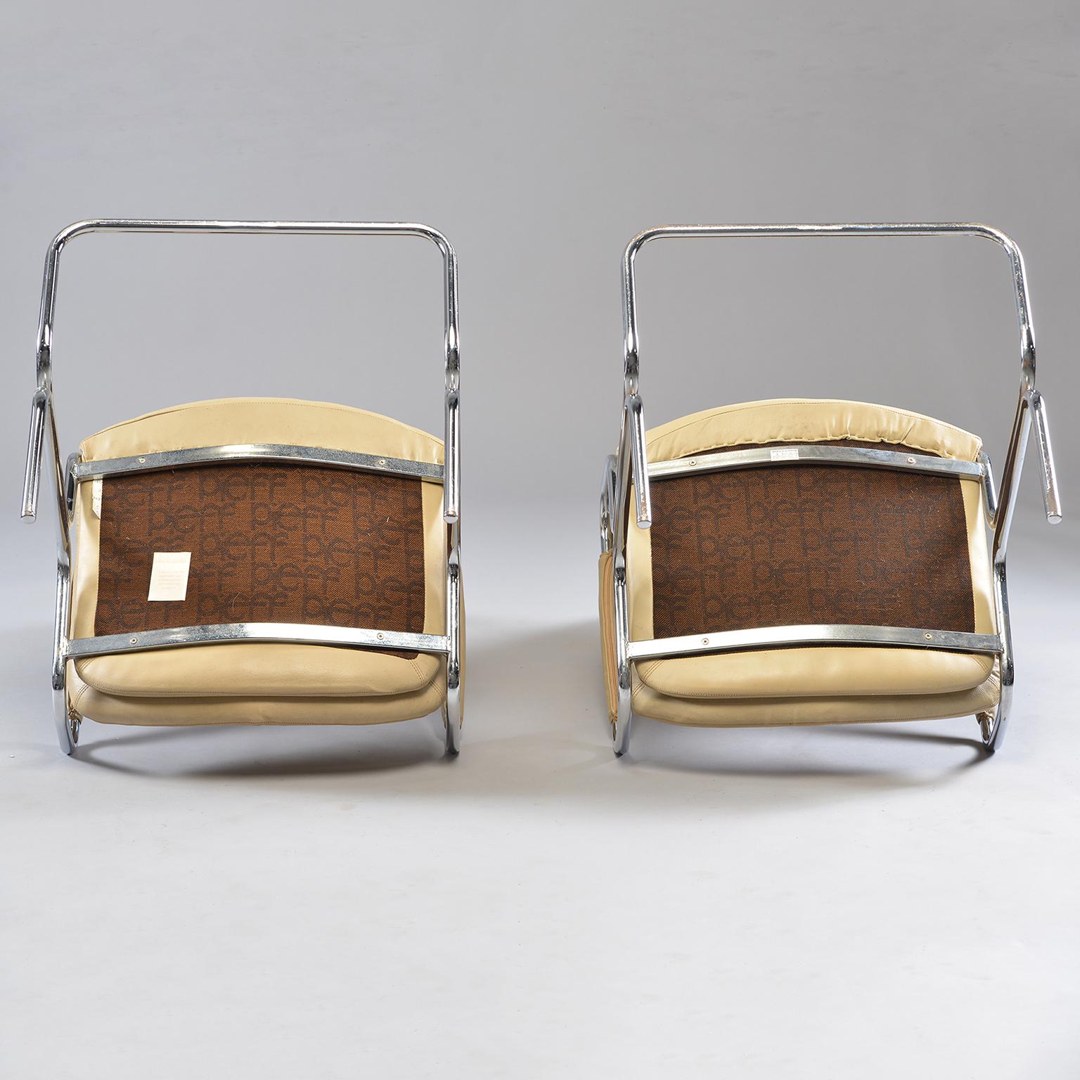 Pair of Armchairs by Tim Bates for Eleganza Collection at Pieff In Good Condition In Troy, MI