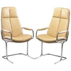 Vintage Pair of Armchairs by Tim Bates for Eleganza Collection at Pieff