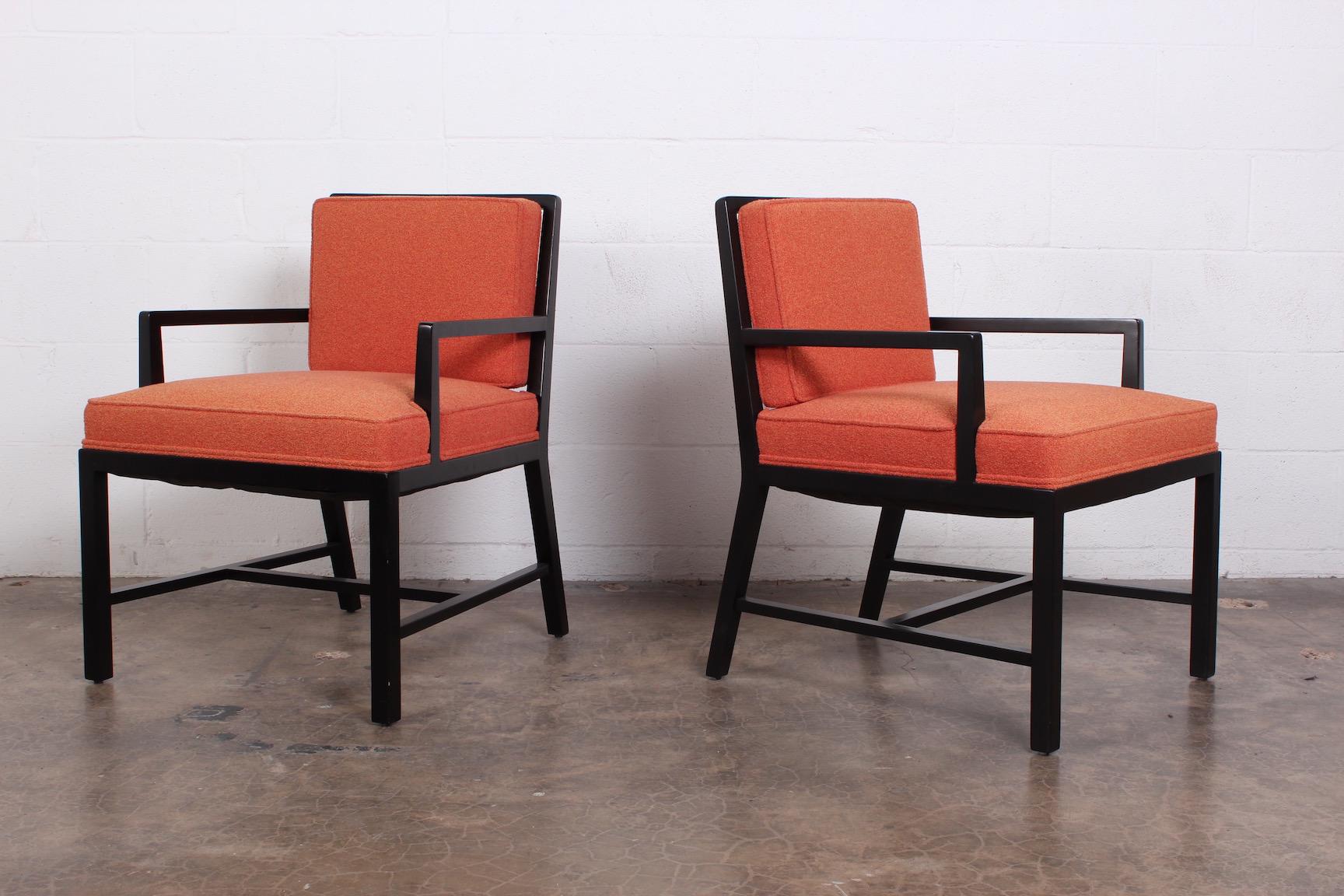 Pair of Armchairs by Tommi Parzinger For Sale 4