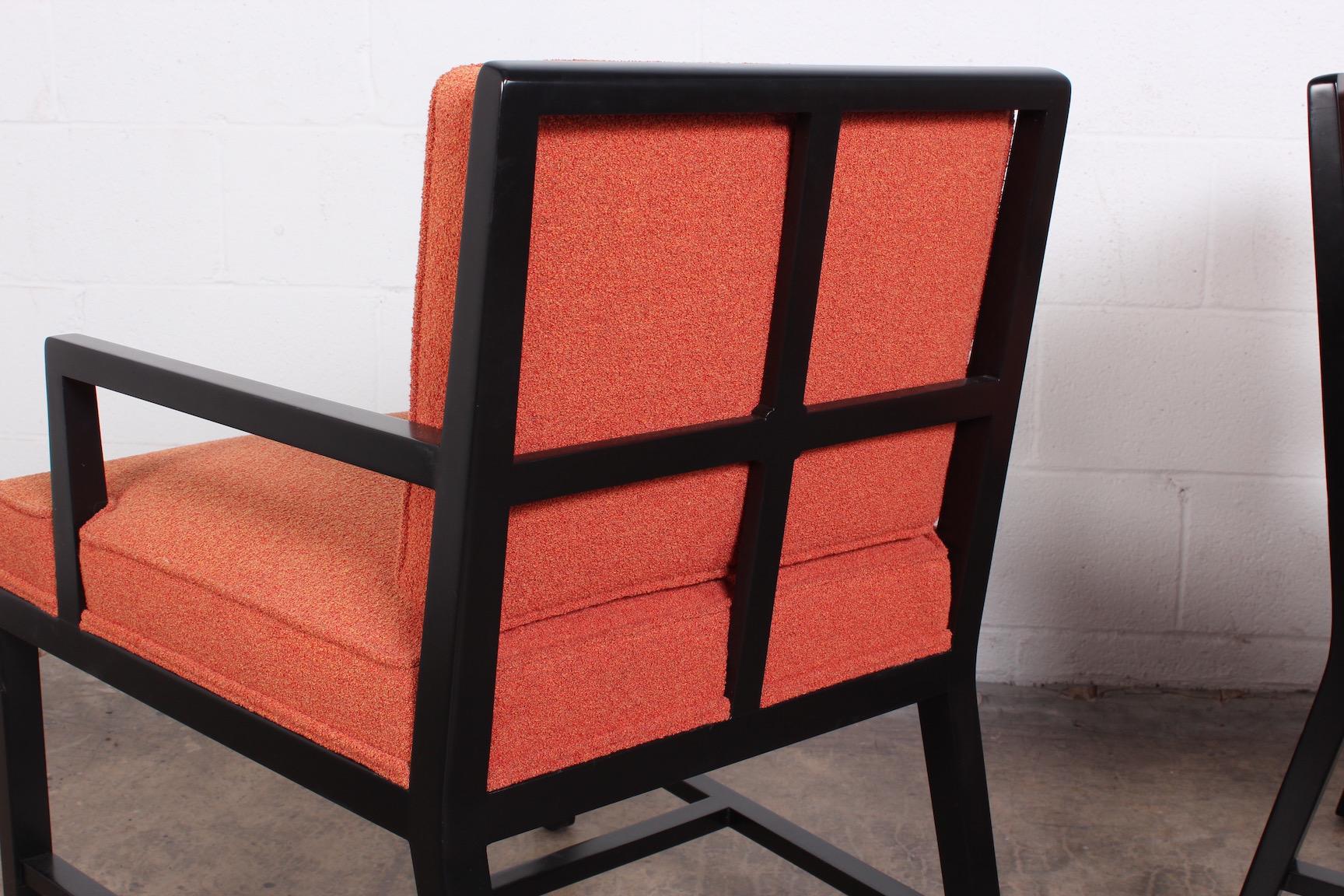Pair of Armchairs by Tommi Parzinger In Good Condition For Sale In Dallas, TX