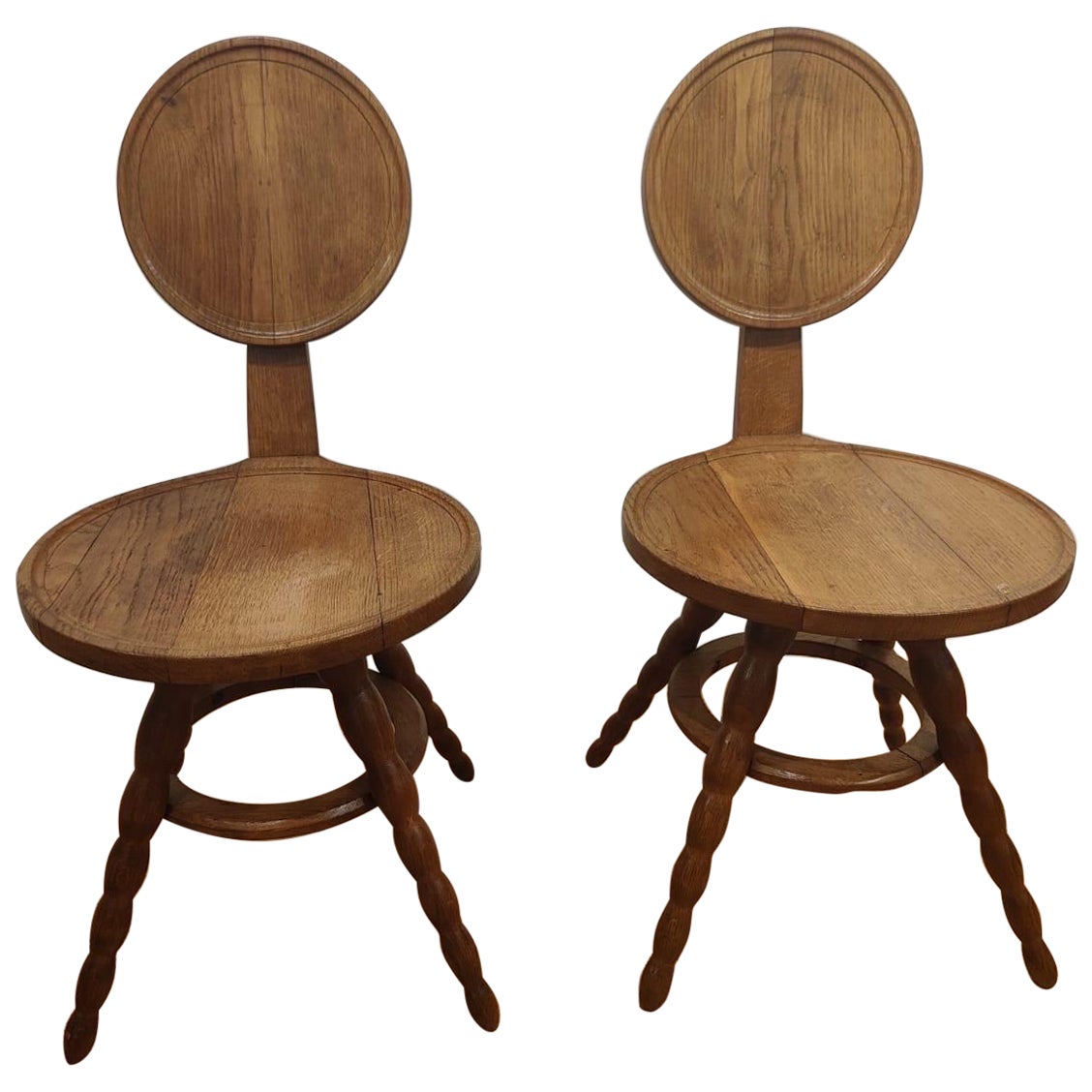 Paire de fauteuils de Victor Courtray