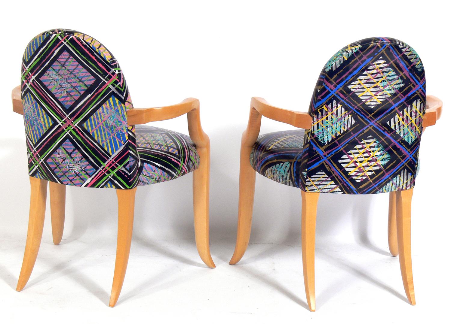 American Pair of Armchairs by Wendell Castle