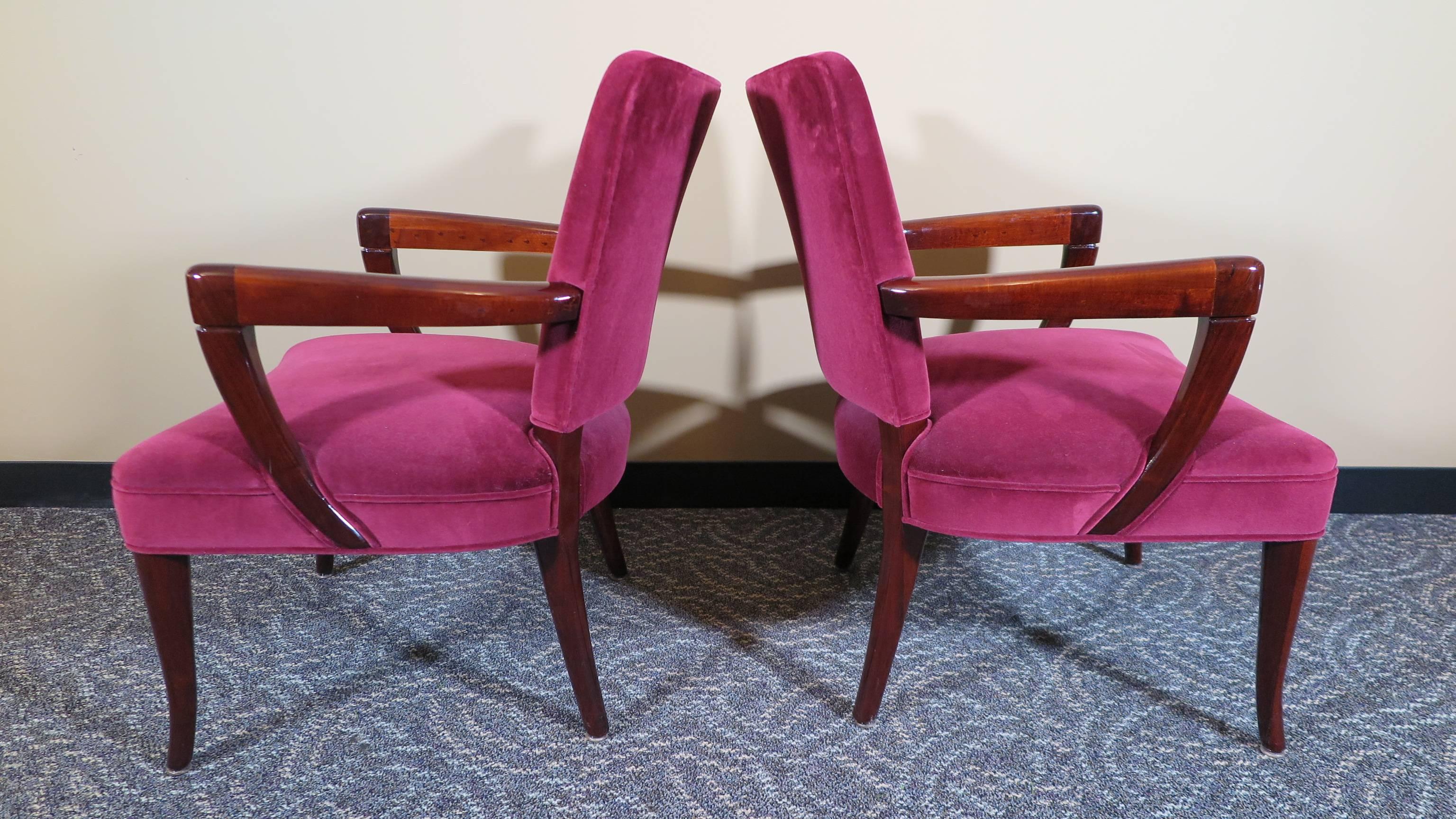 American Pair of Armchairs by Widdicomb