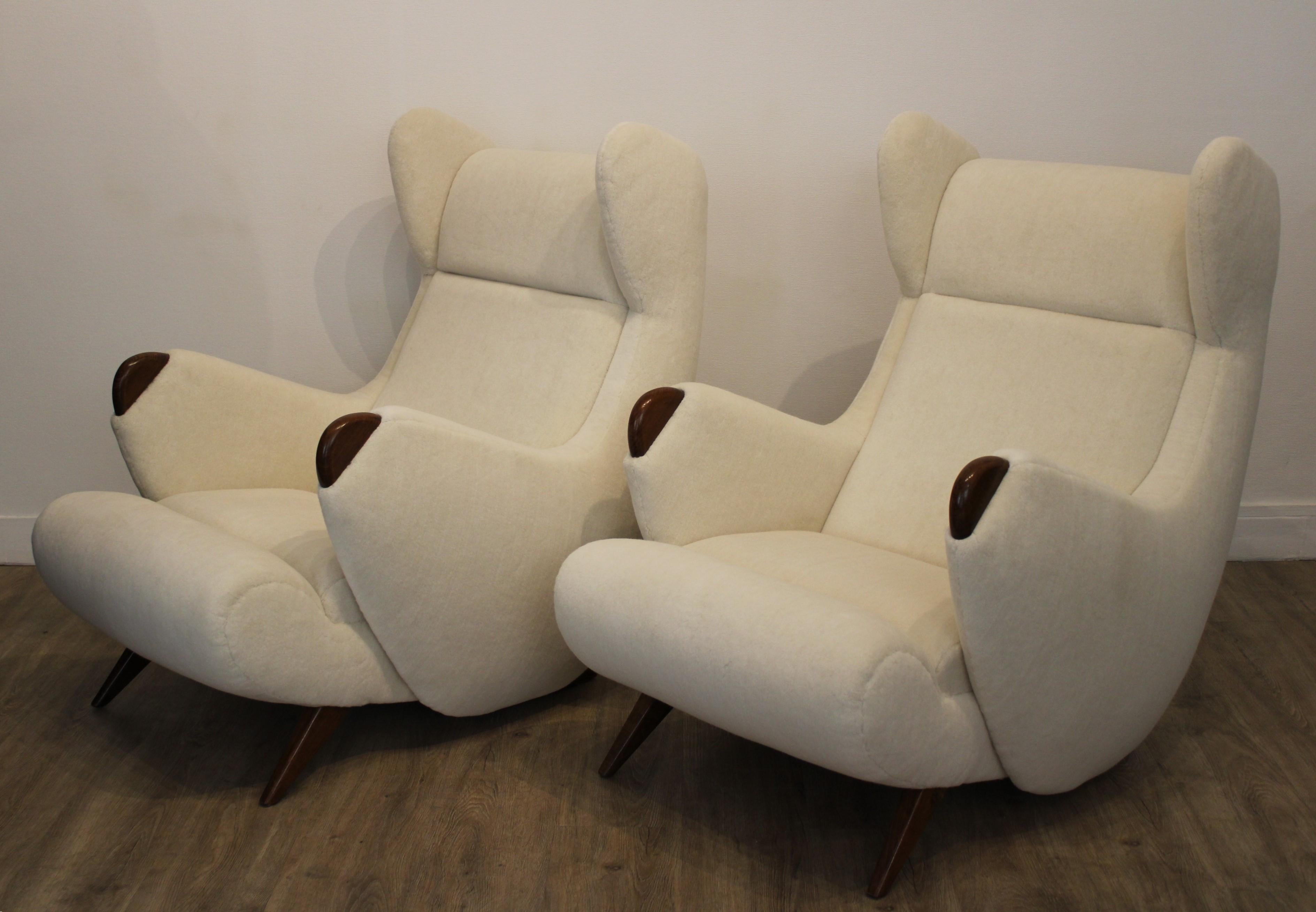 French Pair of Armchairs 