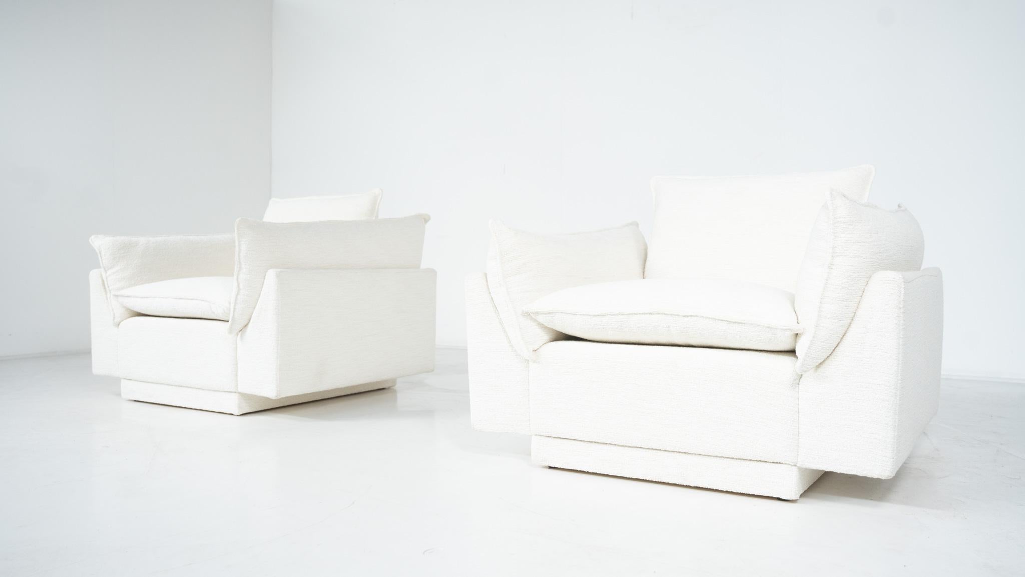 Mid-Century Modern Paire de fauteuils 