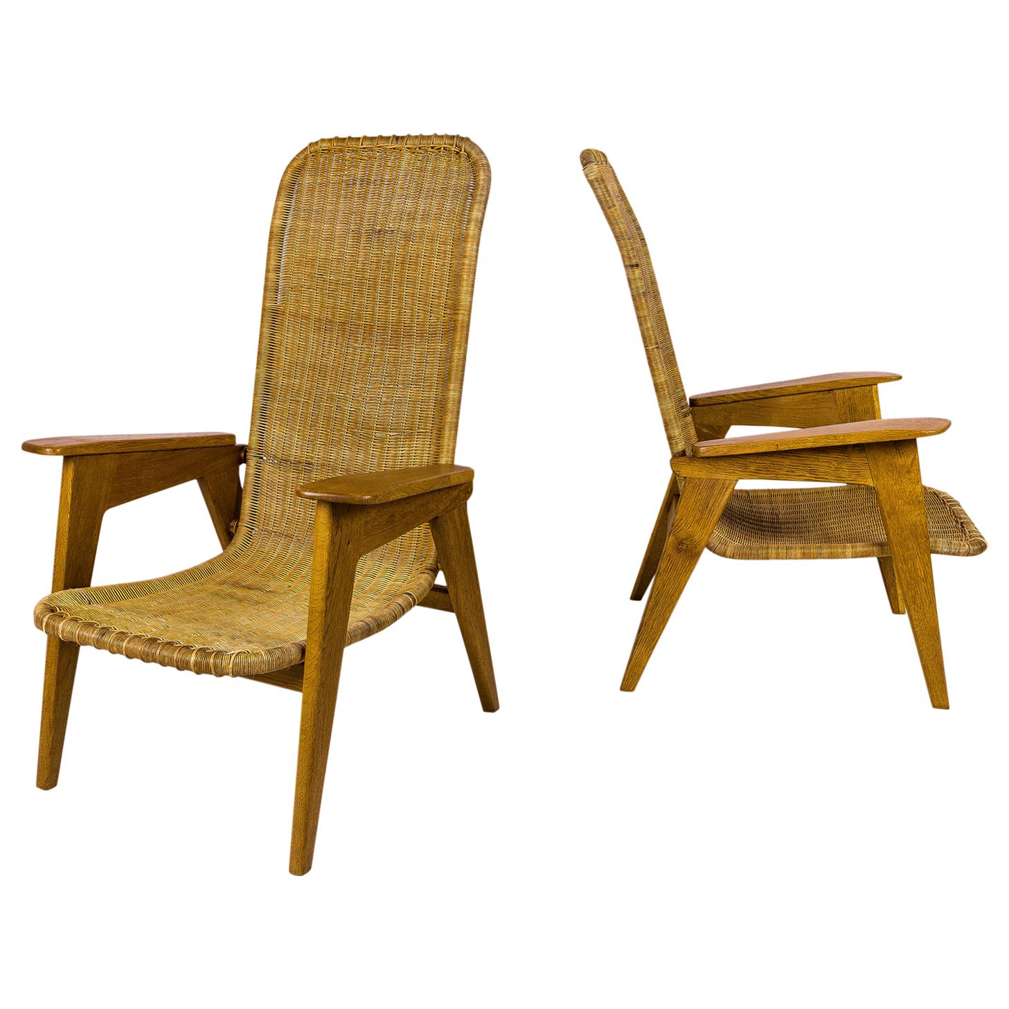 Pair of Armchairs, circa 1950, France