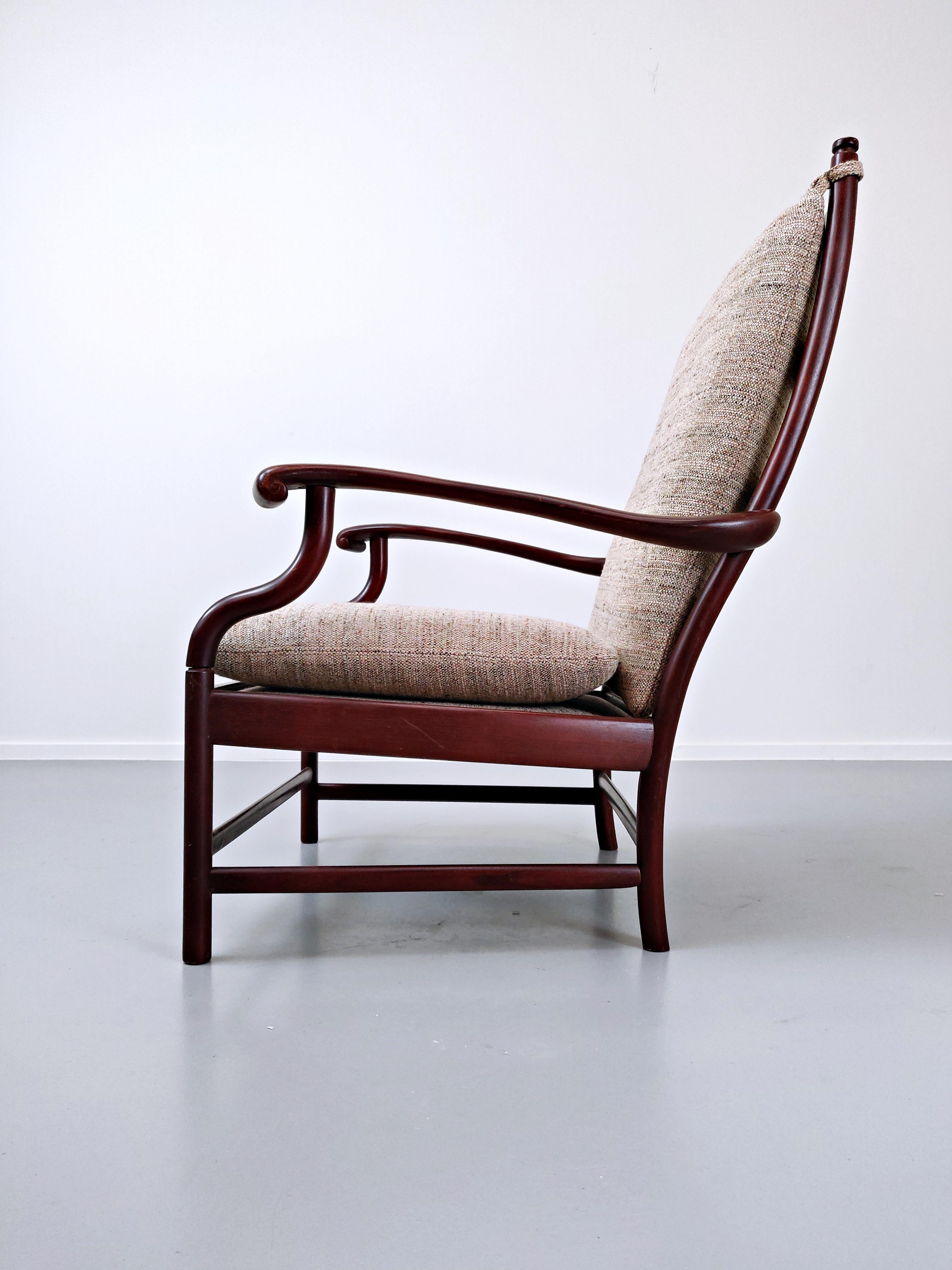 Pair of Armchairs, circa 1950, New Upholstery 1