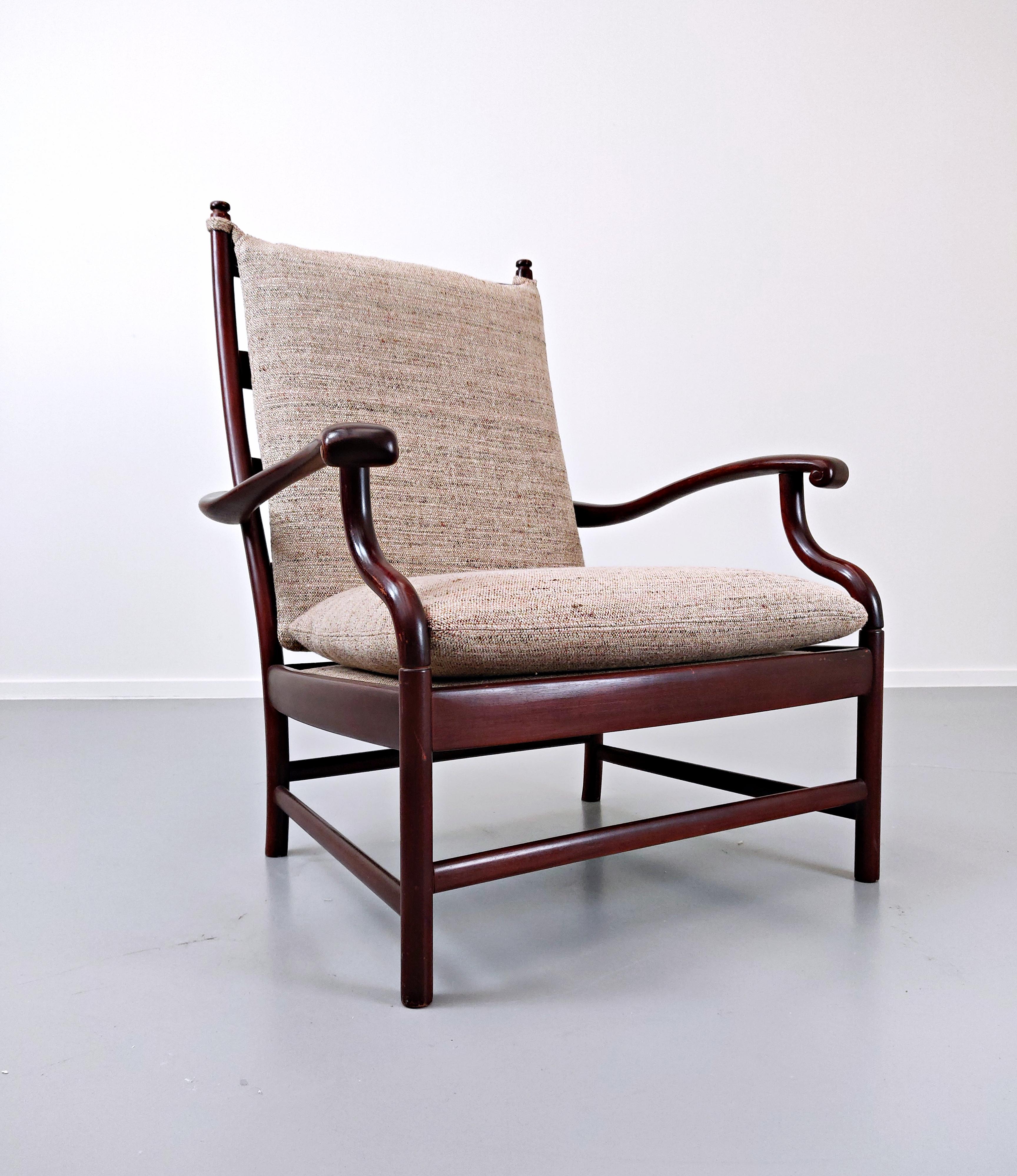 Pair of Armchairs, circa 1950, New Upholstery 3