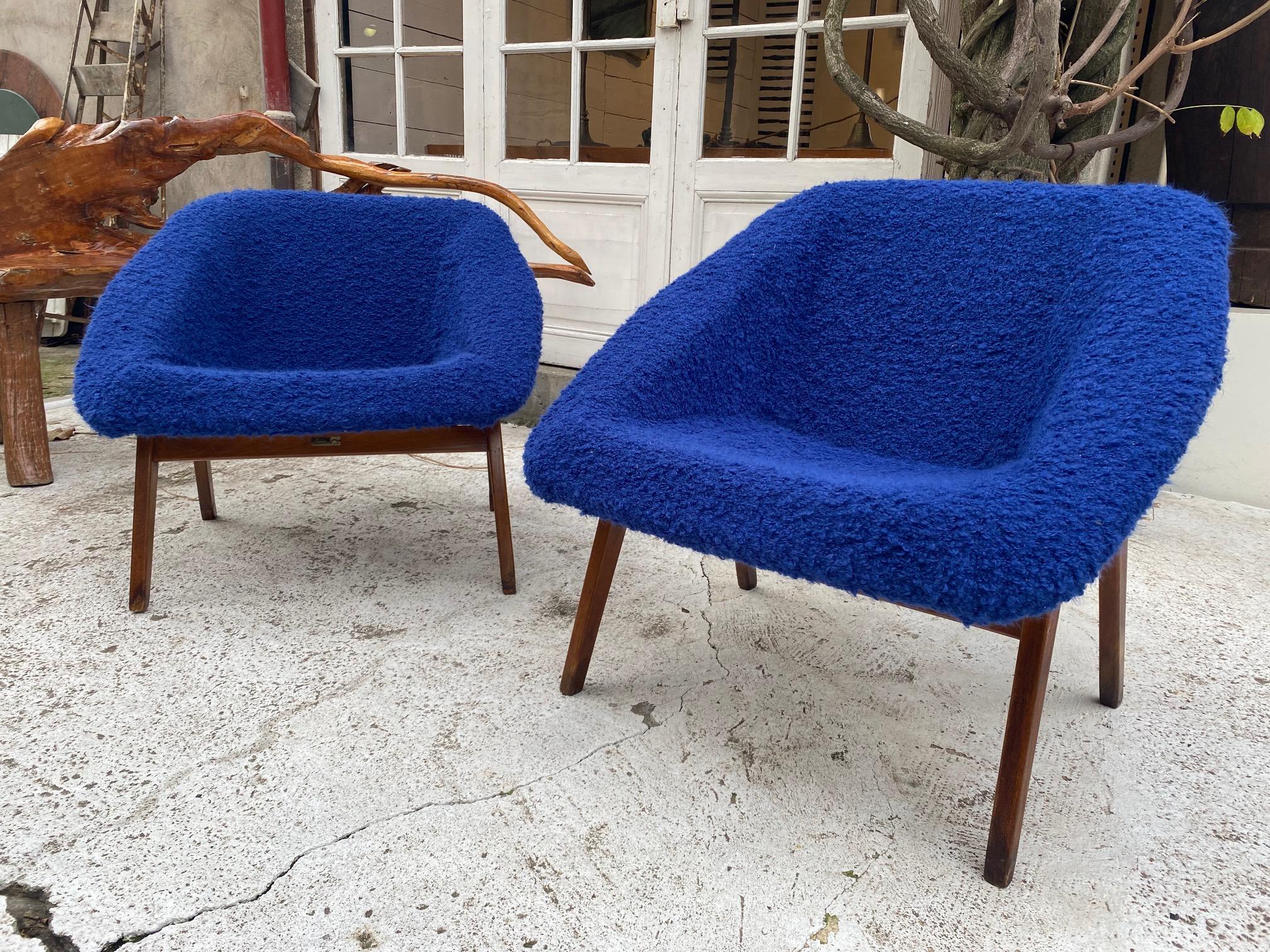 French Pair of armchairs 