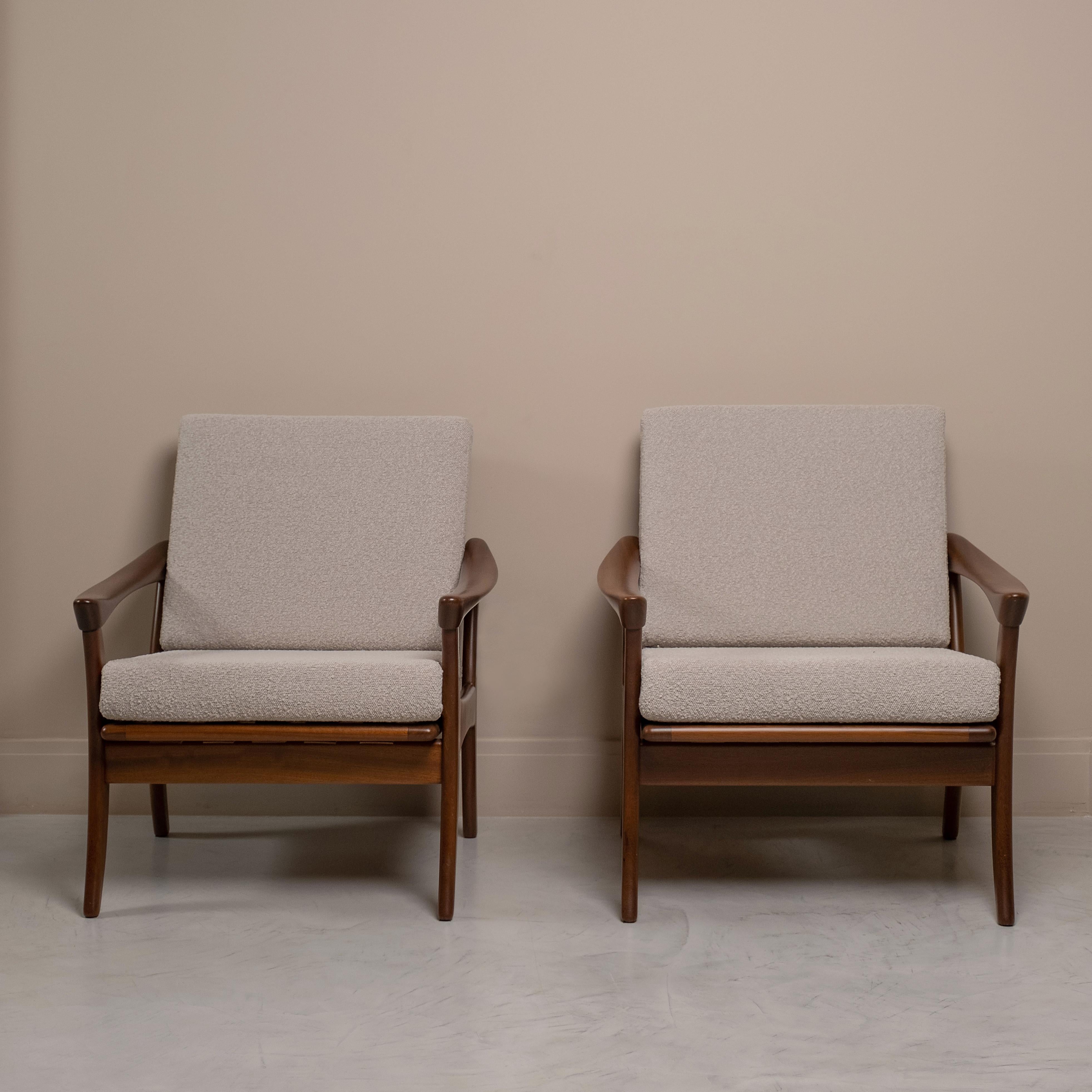 Pair of armchairs De Ster Gelderland, Netherlands, 1950/60s For Sale 1