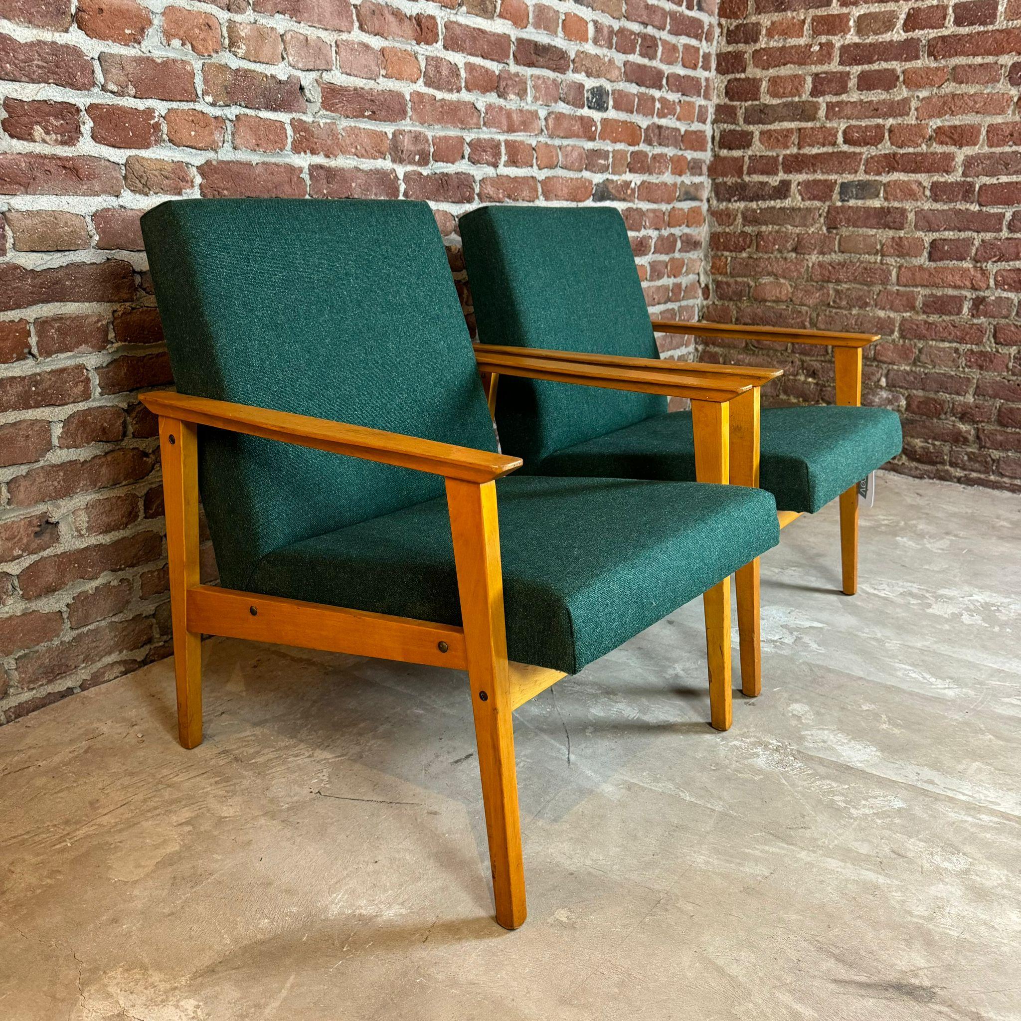 Mid-Century Modern Paire de fauteuils, Danemark 1960 en vente