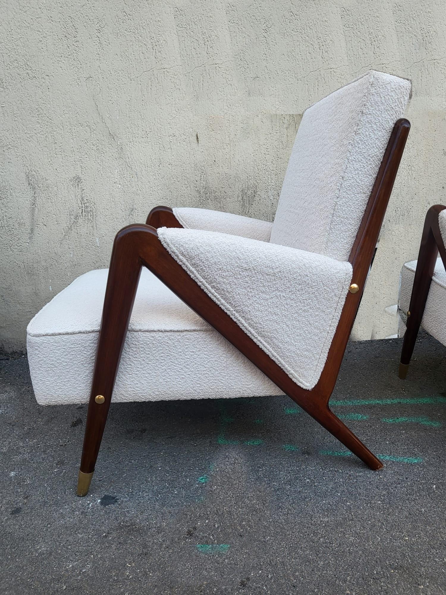 Pair Of Armchairs, Design From The 1950s/1960s 5