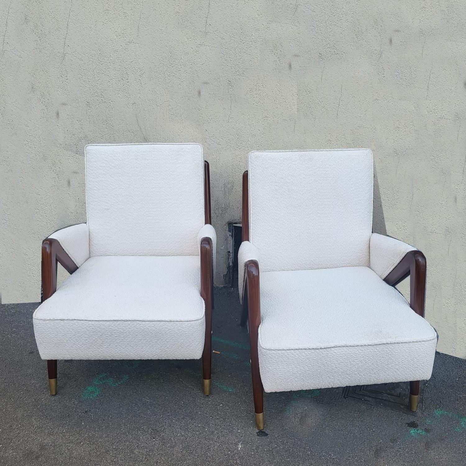 Pair Of Armchairs, Design From The 1950s/1960s In Excellent Condition In MARSEILLE, FR