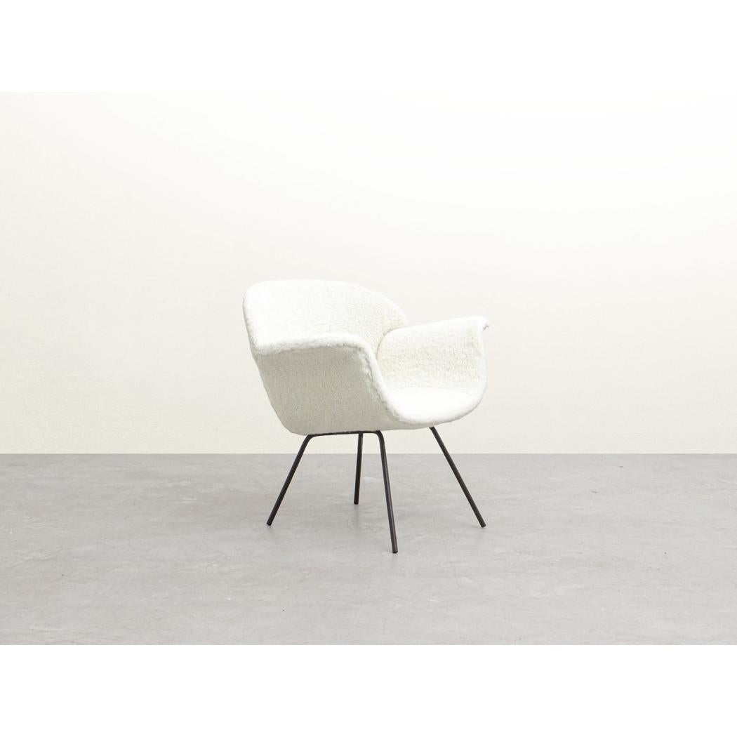 Mid-Century Modern Paire de fauteuils conçus par Carlo Hauner, brésilien moderne du milieu du siècle dernier en vente