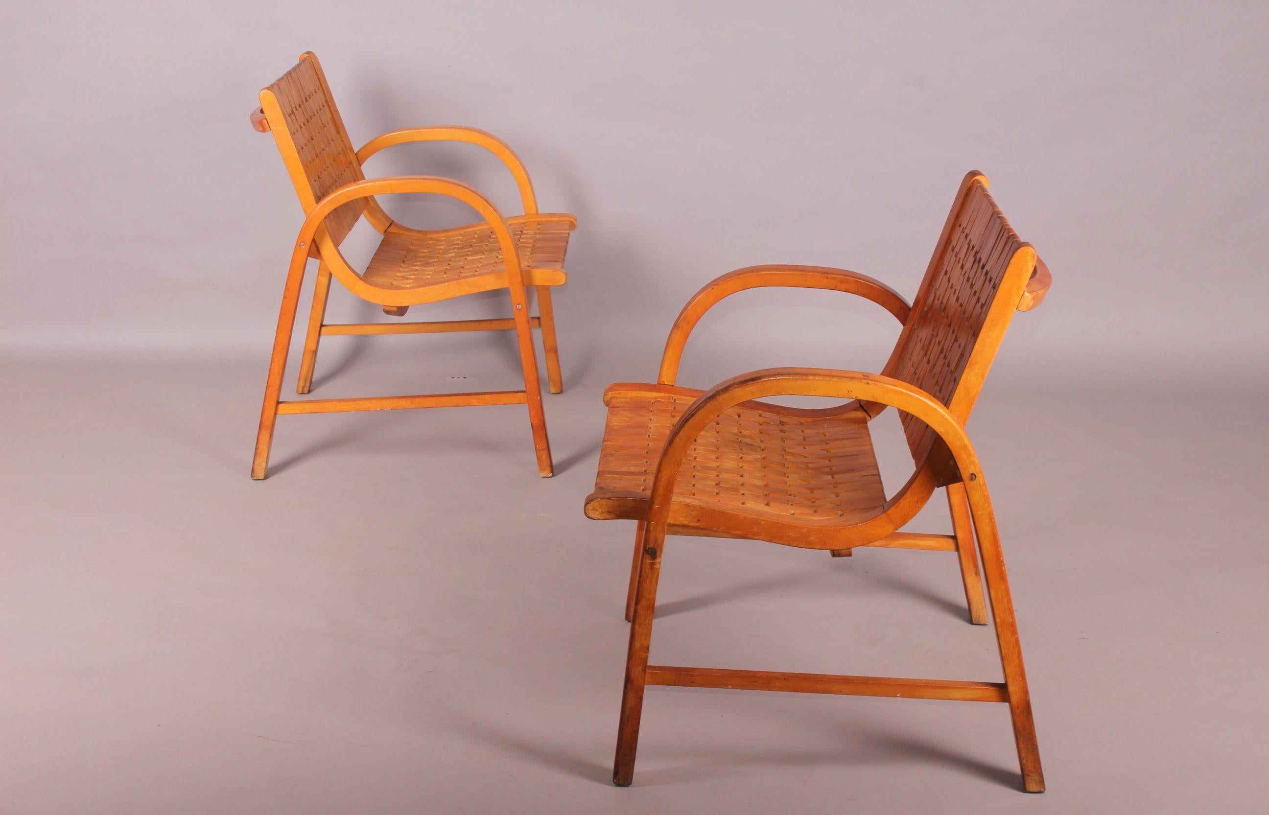 Pair of Armchairs Designed by Erich Diekmann 3