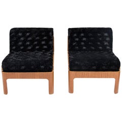 Pair of Armchairs Designed by Isamu Kenmochi, Manufactured in Tendo Mokko, 1960s