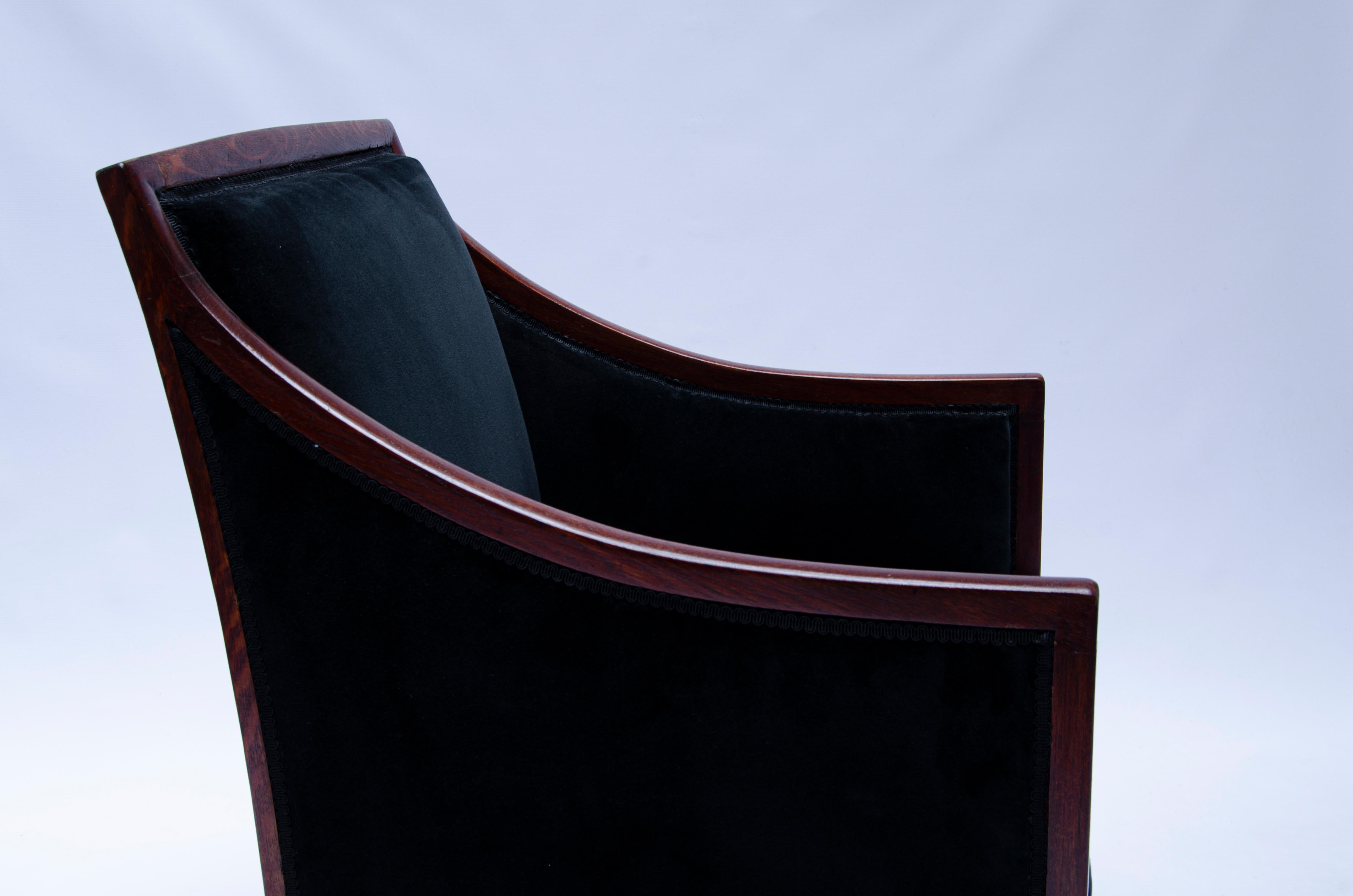 French Pair of Armchairs Designed by Jean-Michel Frank