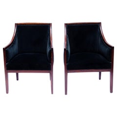 Pair of Armchairs Designed by Jean-Michel Frank