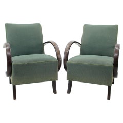Pair of Armchairs Designed by Jindřich Halabala, 1960s