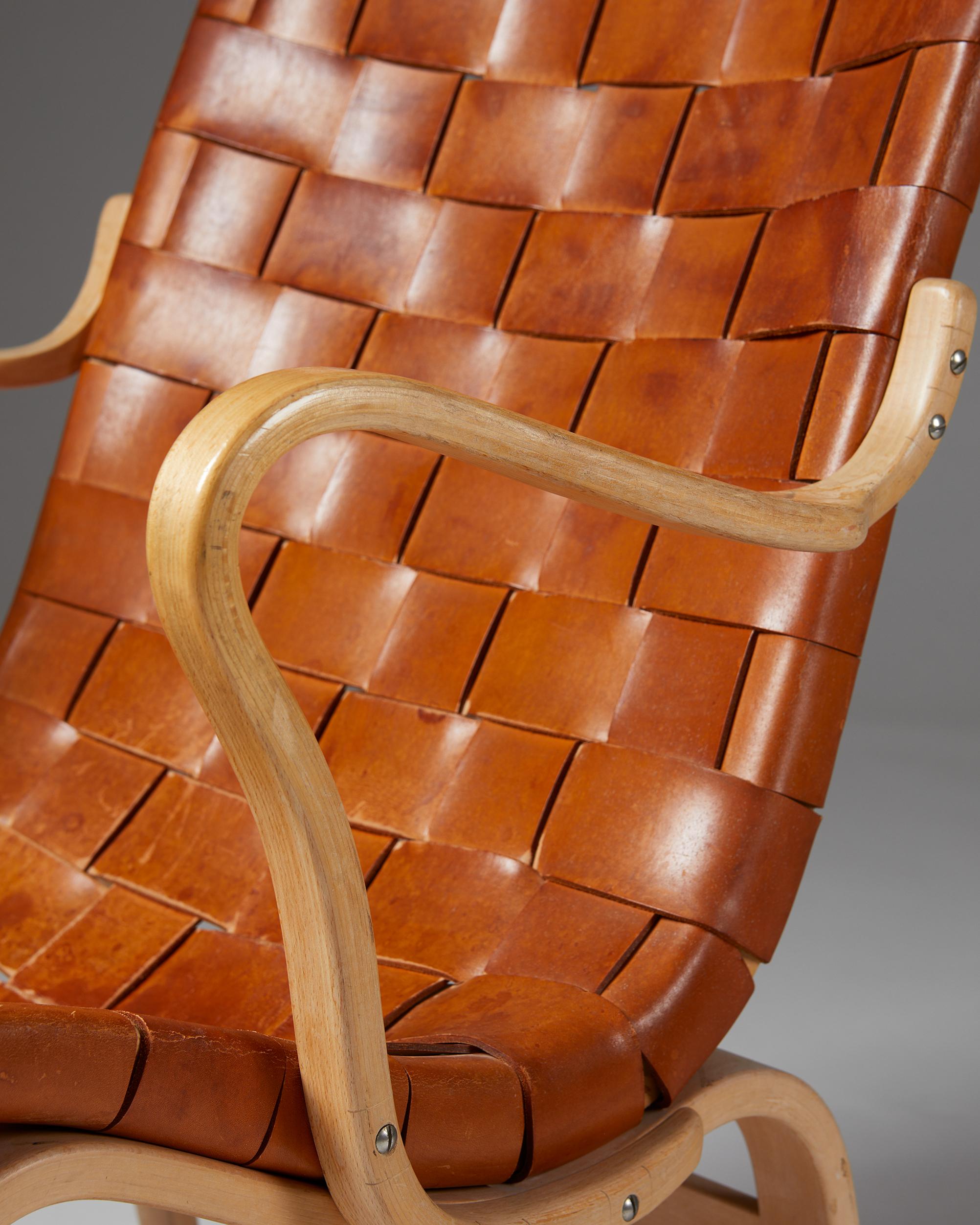 Pair of Armchairs ‘Eva’ Designed by Bruno Mathsson for Karl Mathsson, Sweden 4