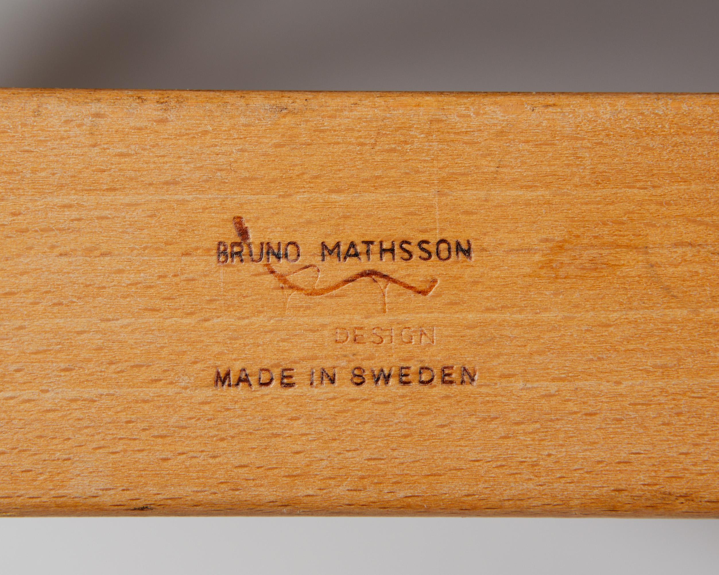 Pair of Armchairs ‘Eva’ Designed by Bruno Mathsson for Karl Mathsson, Sweden 6