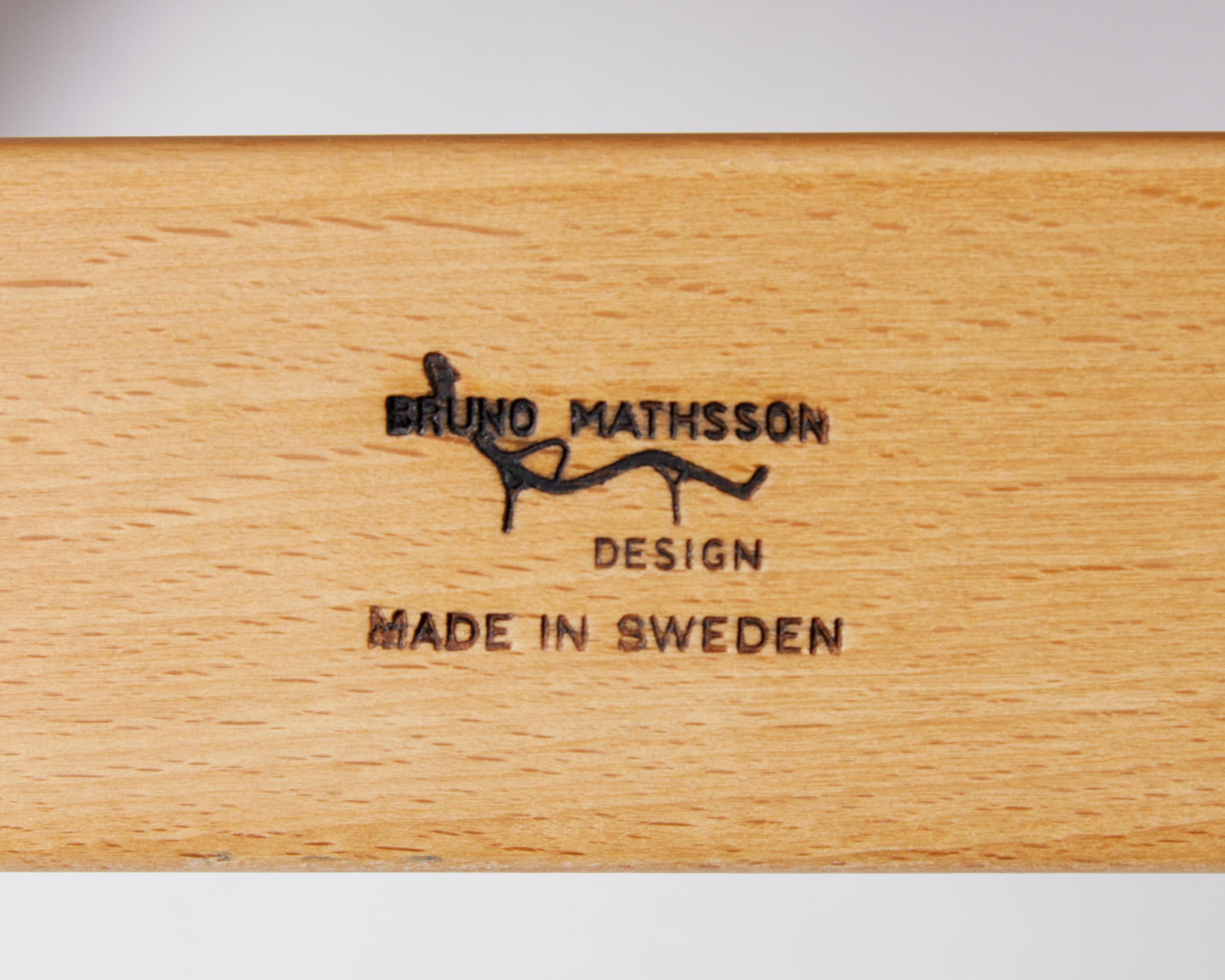 Paar Sessel 'Eva', entworfen von Bruno Mathsson für Karl Mathsson, Schweden im Angebot 11