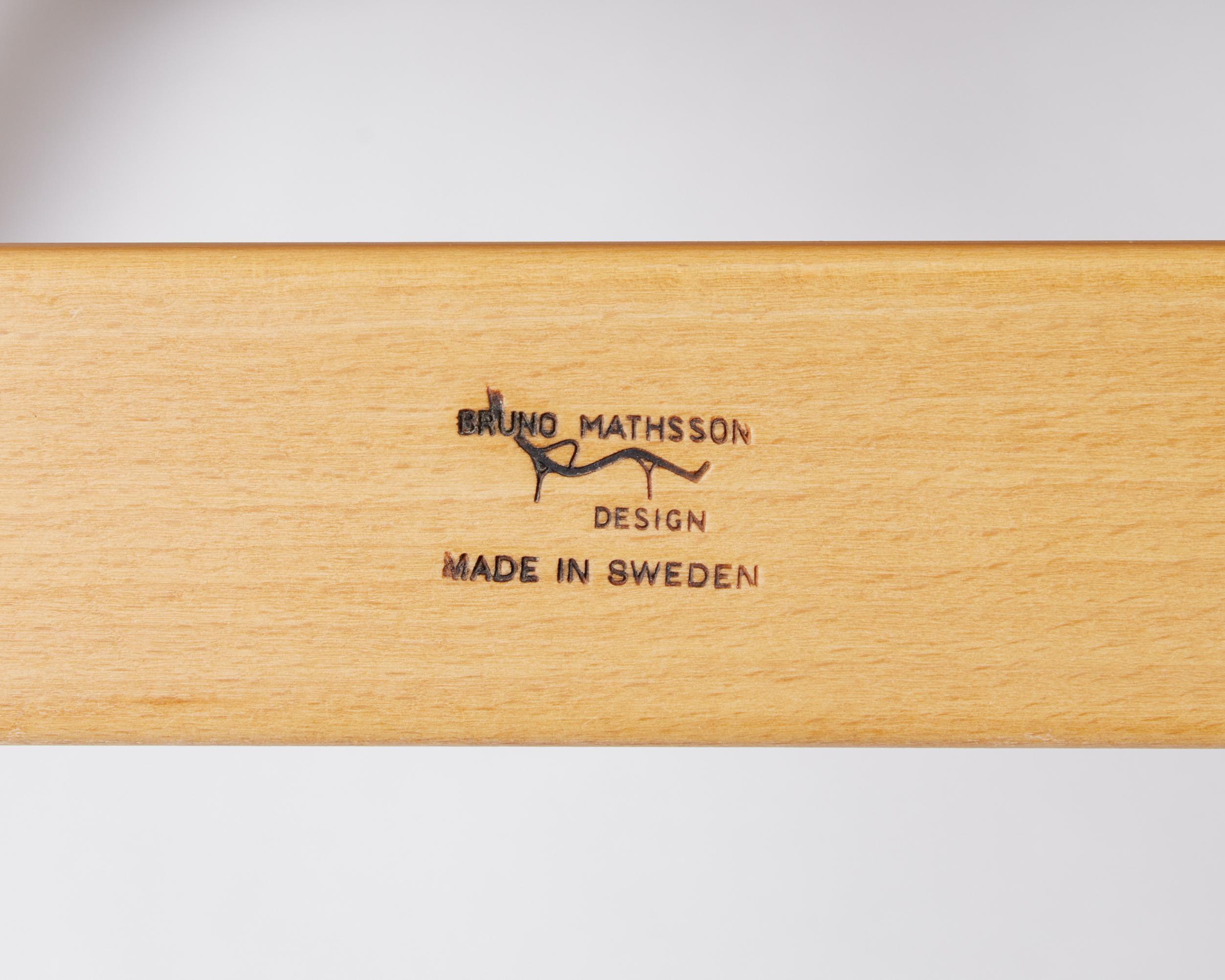 Paar Sessel 'Eva', entworfen von Bruno Mathsson für Karl Mathsson, Schweden im Angebot 12