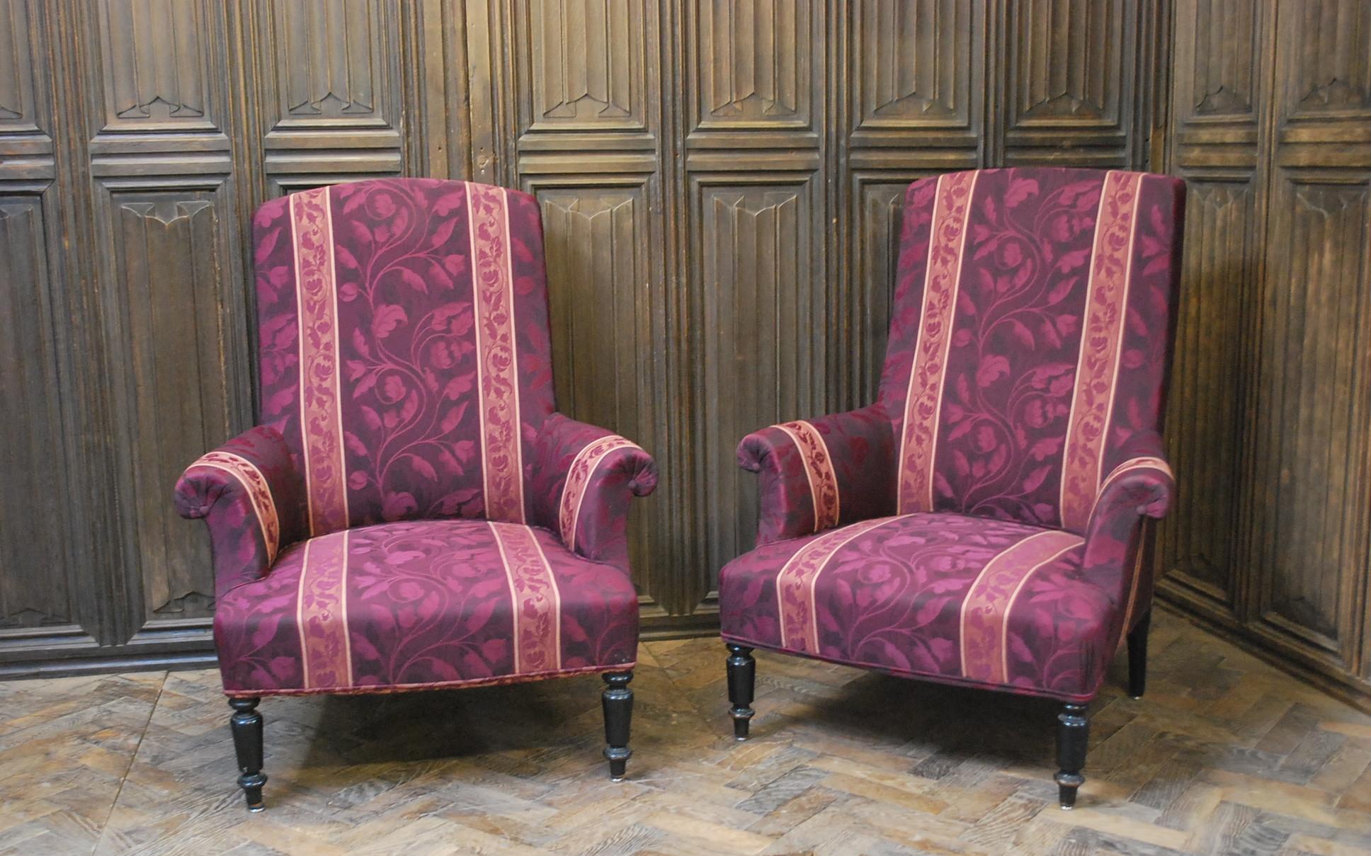 Pair of armchairs /Fauteuils For Sale 2