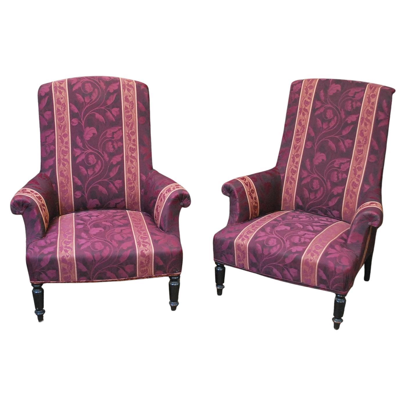 Pair of armchairs /Fauteuils